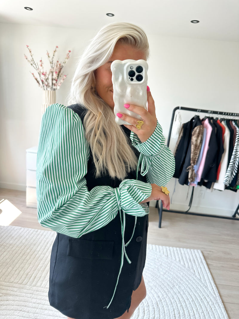 Limited Pinstripe Blazer | Groen