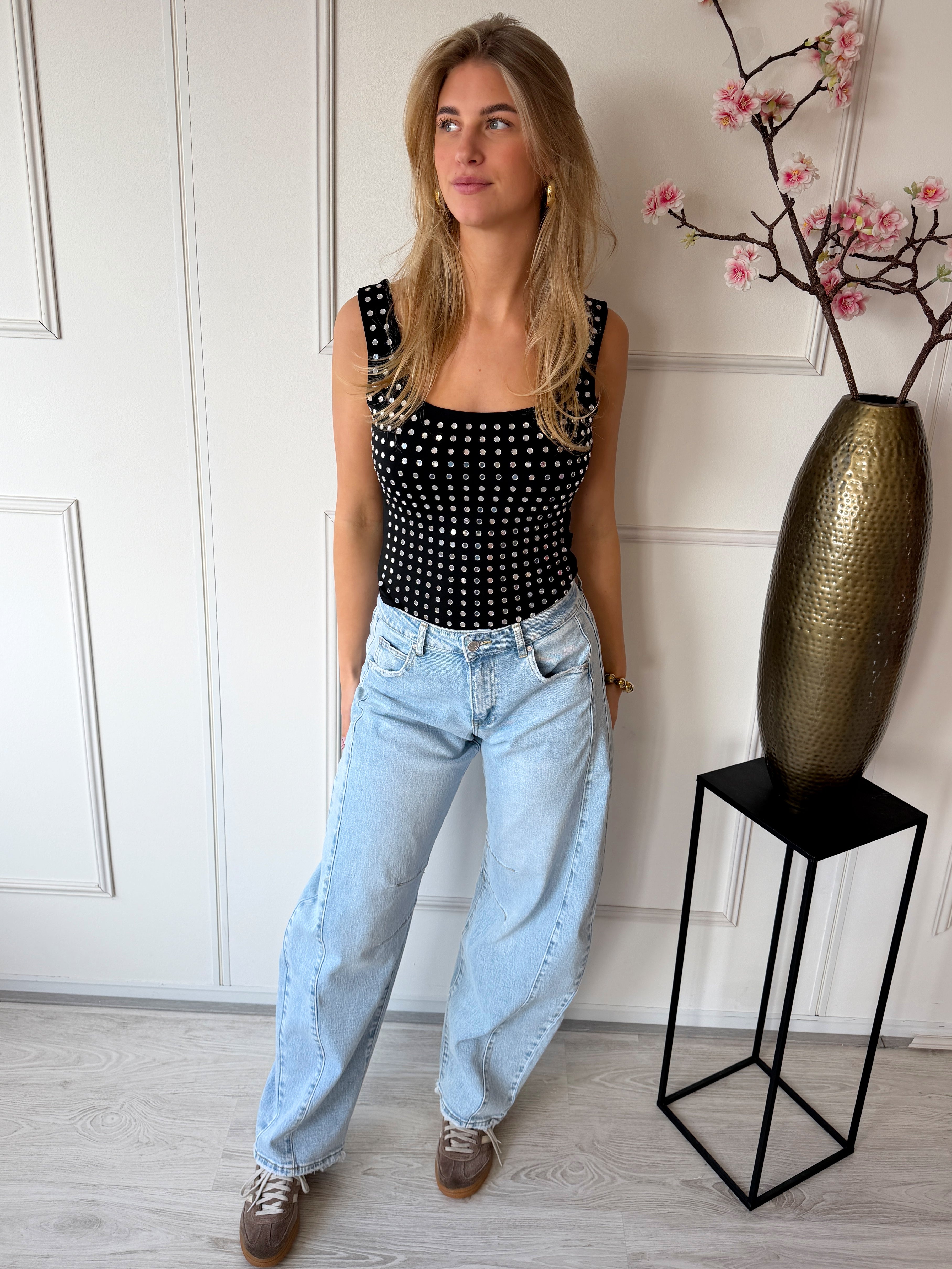 Barrel Queen Broek | Blauw