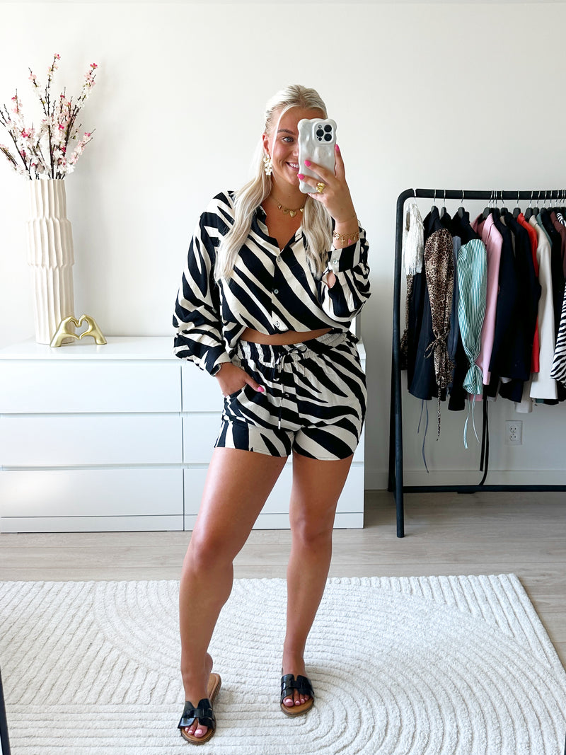 Zebra Set | Zwart