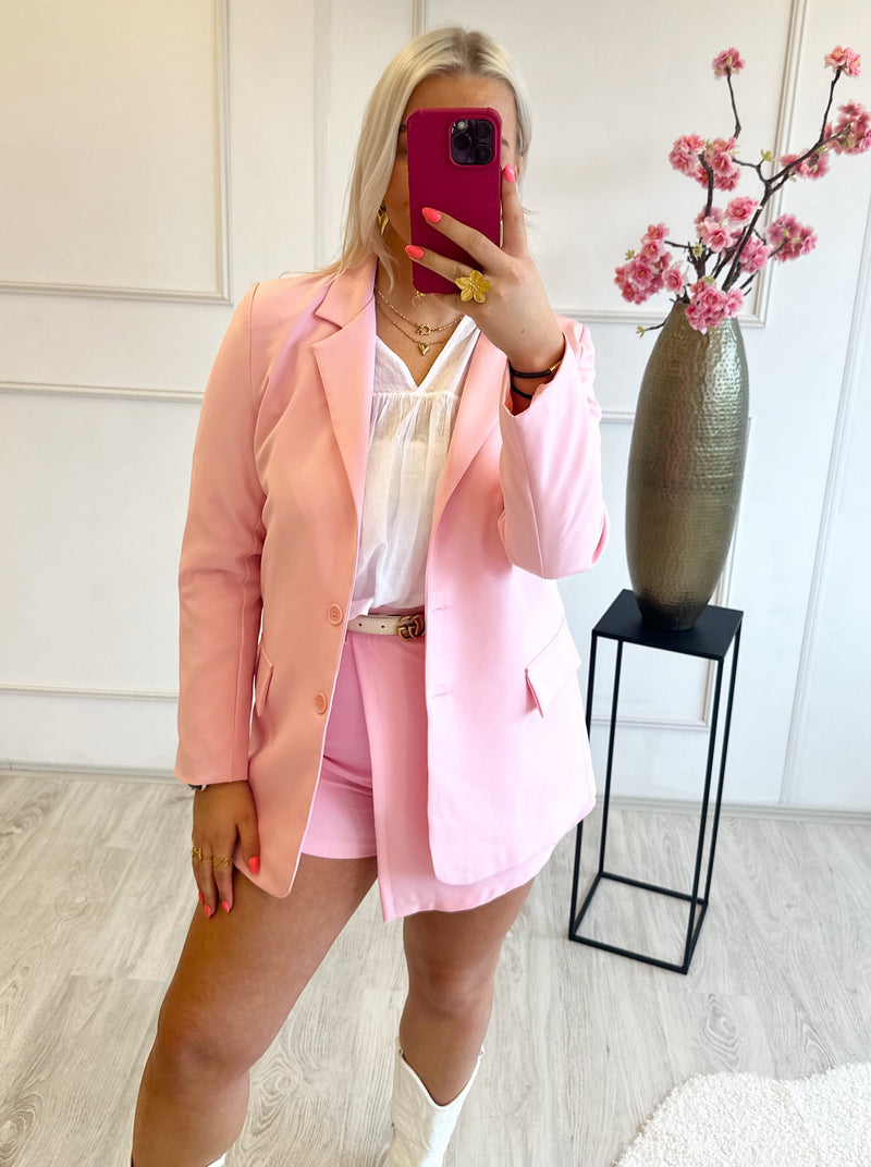 Tess Blazer | Pink