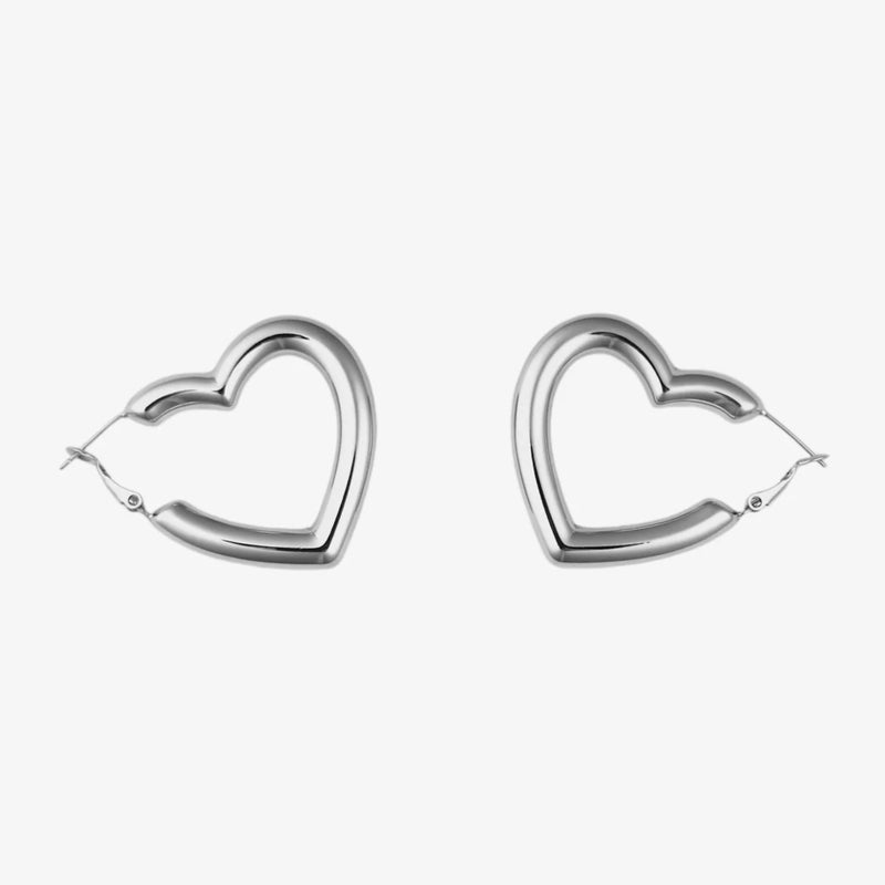 Hanging Love Oorbellen | Zilver