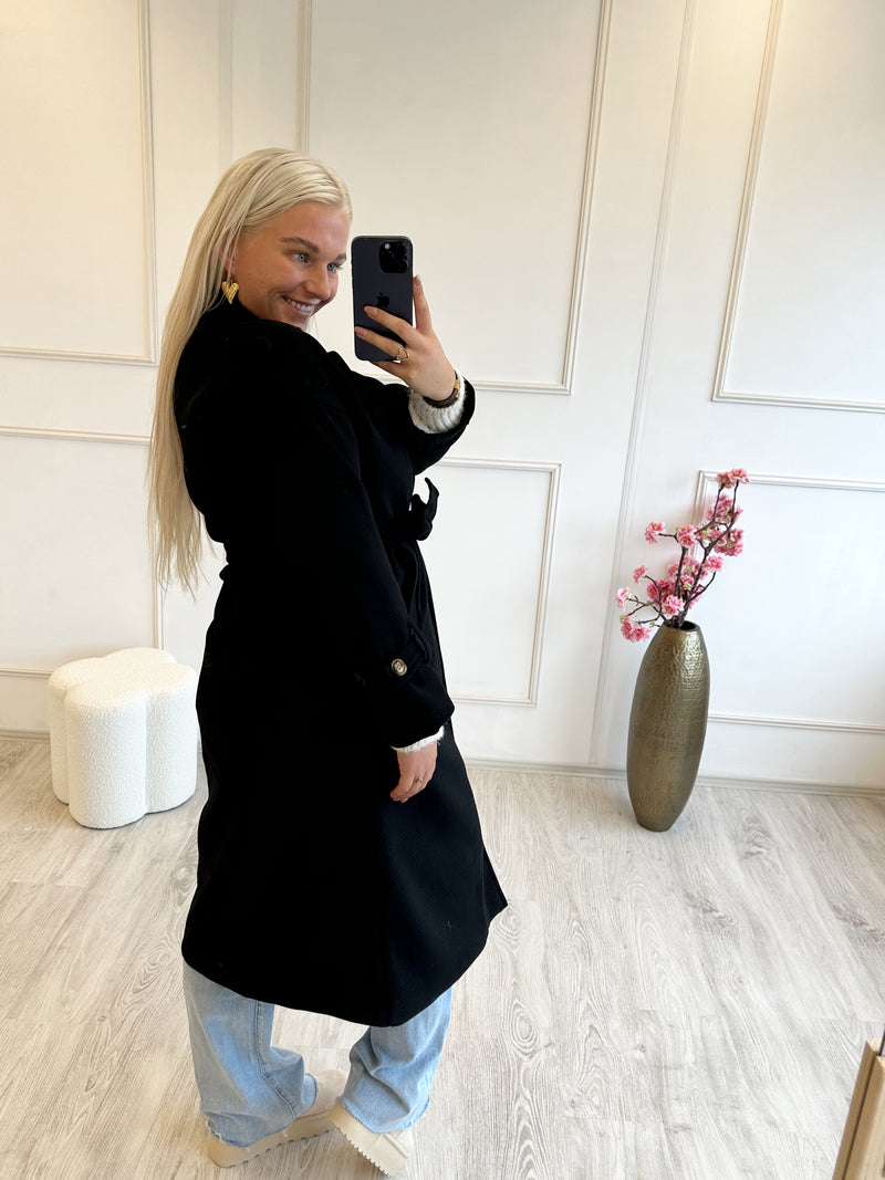 Trenchcoat Jas | Zwart