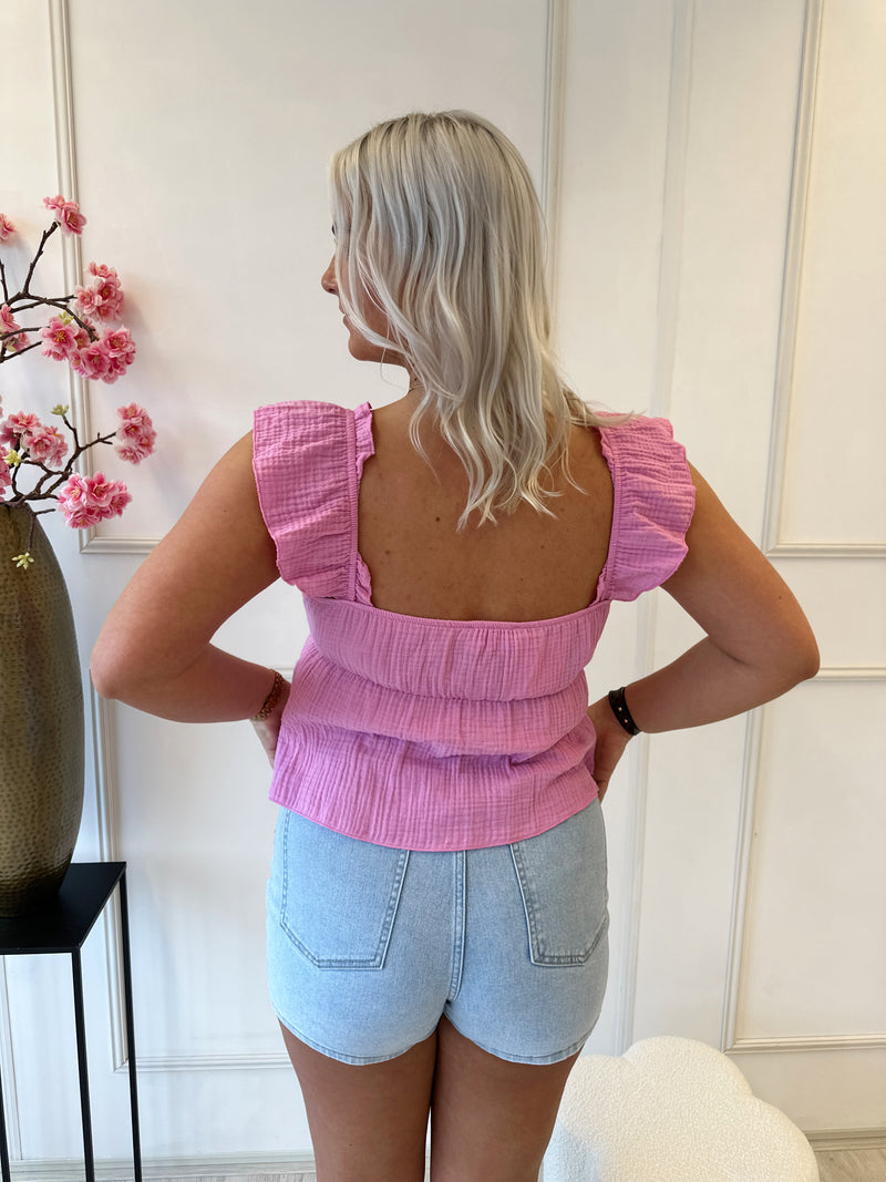 Fiona Top | Roze