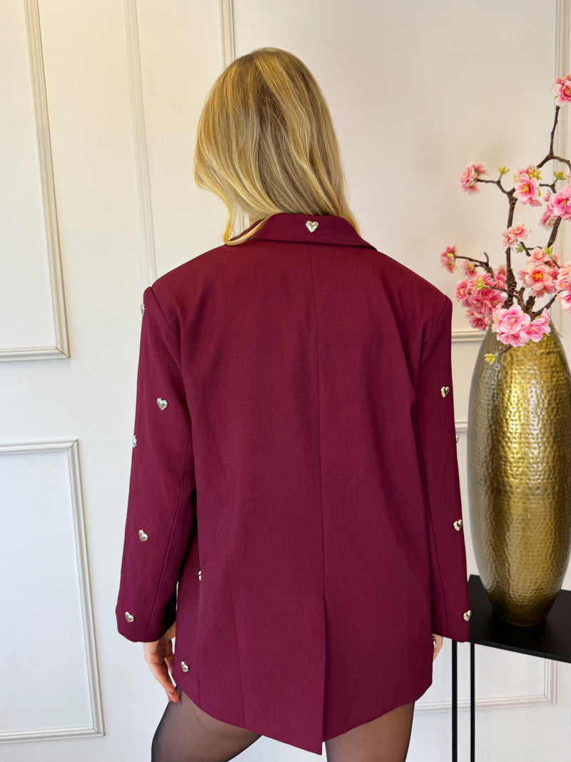 Loulou Love Blazer | Bordeaux