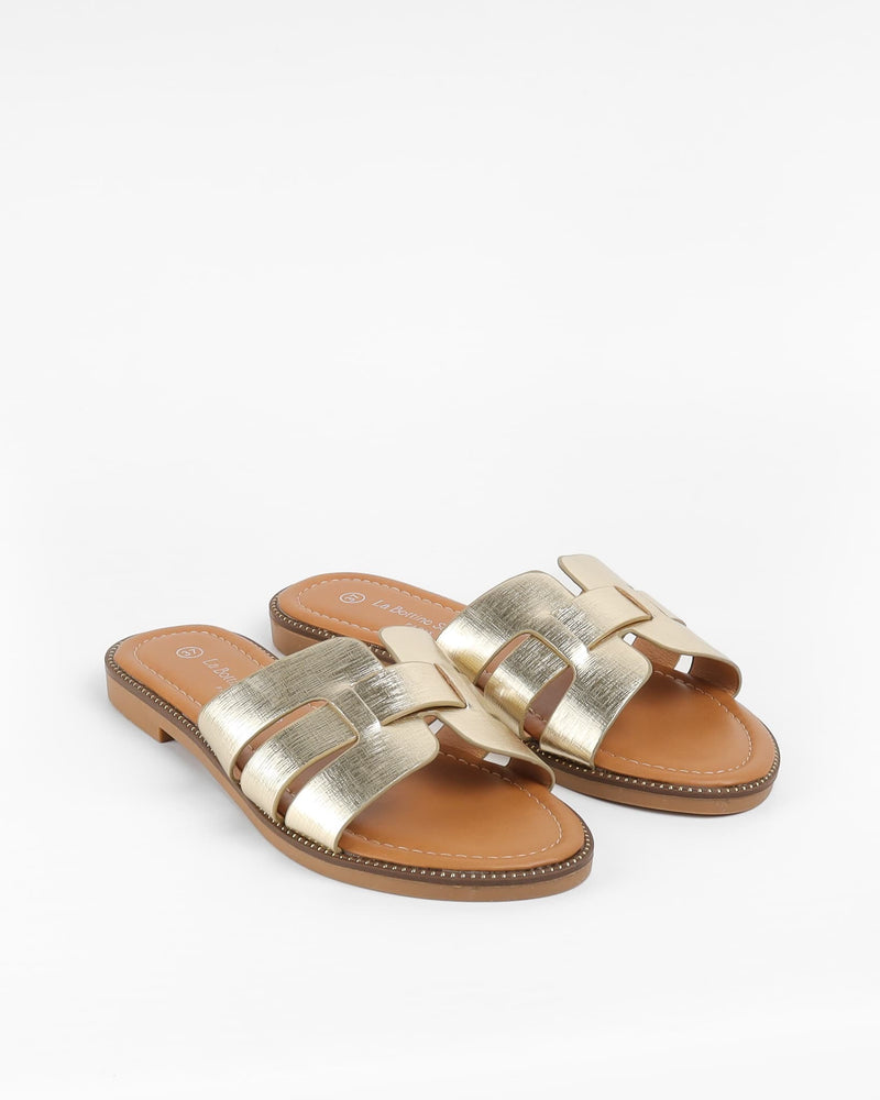 Inspired Slippers | Goud