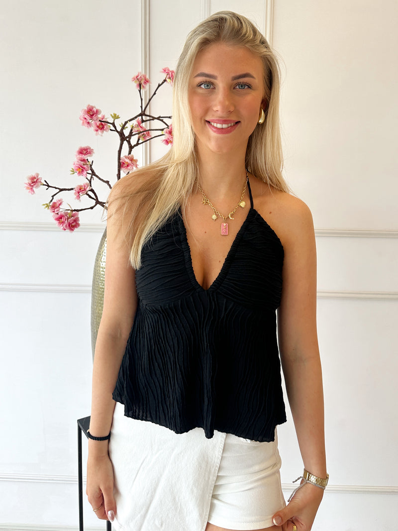 Fleur Top | Zwart