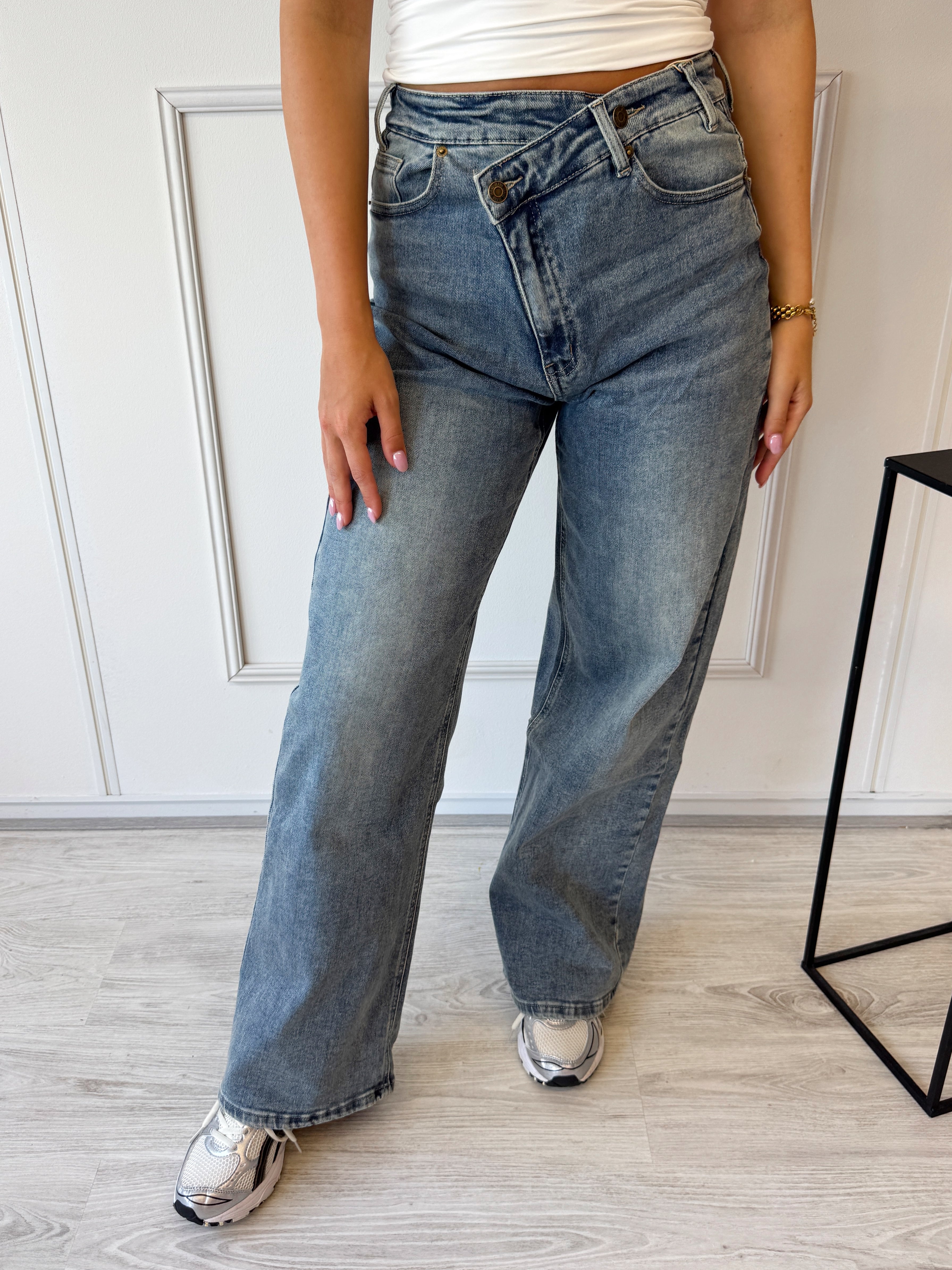 Laulia Overlap Jeans | Blauw