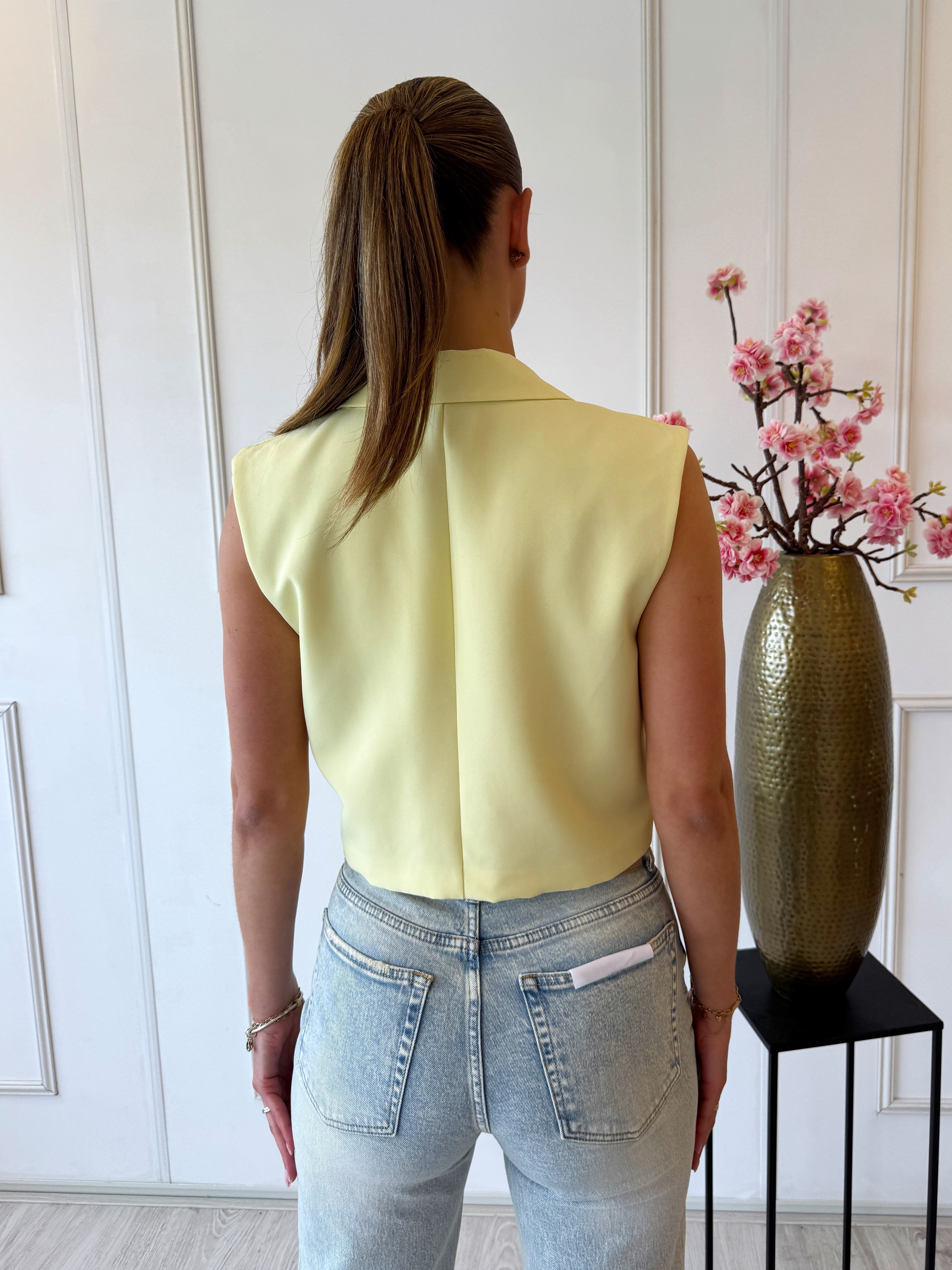 Nina Gilet | Geel