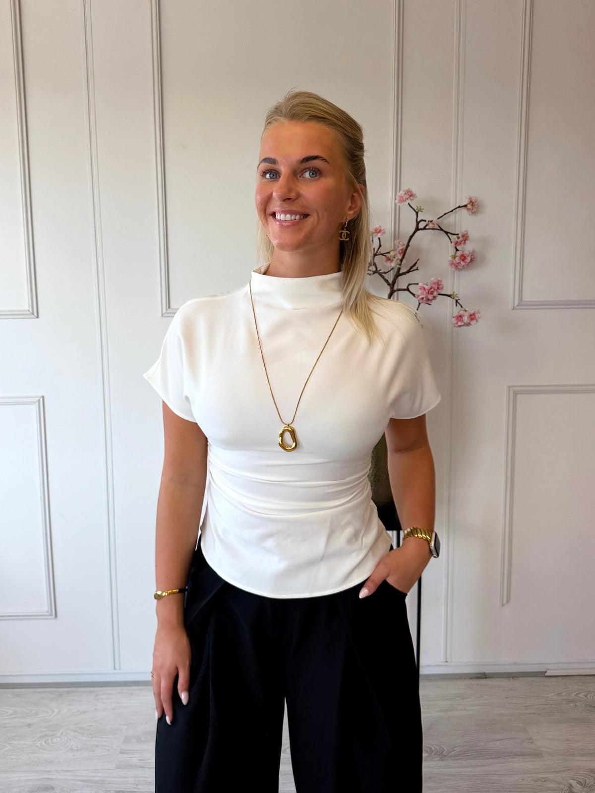 Mandy Top | Wit