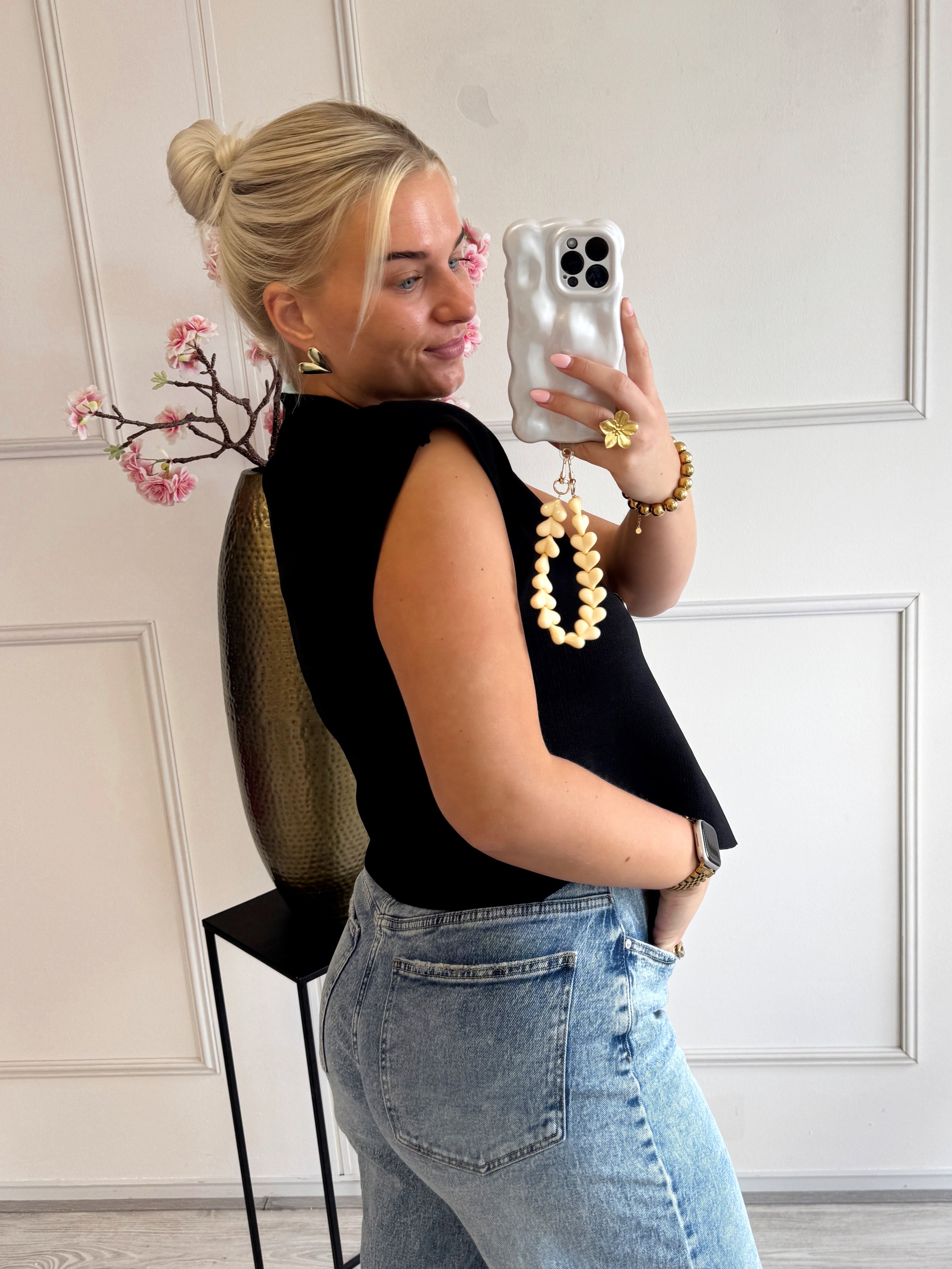 Doris Gilet | Zwart