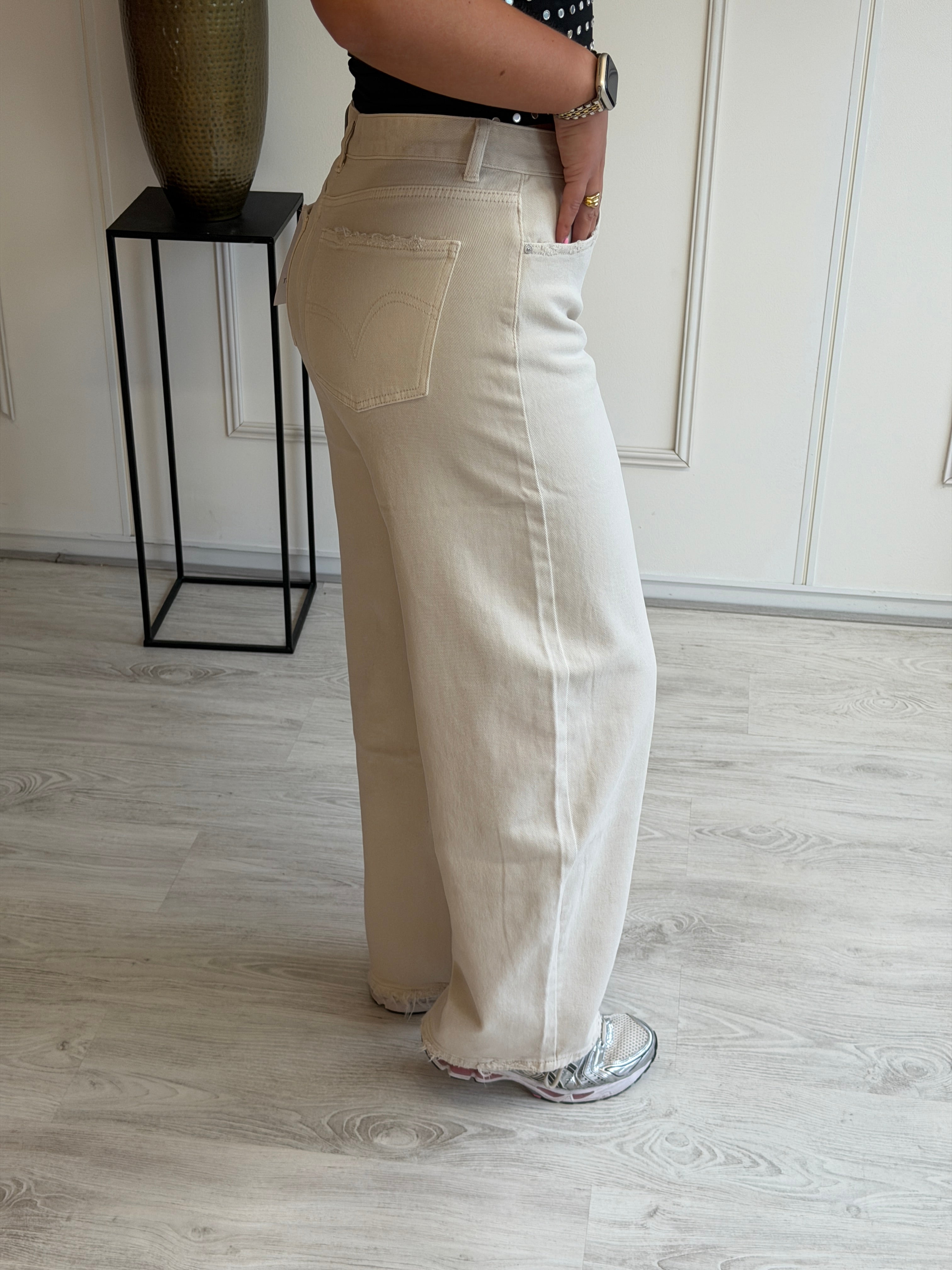 Barrel Queen Broek | Beige