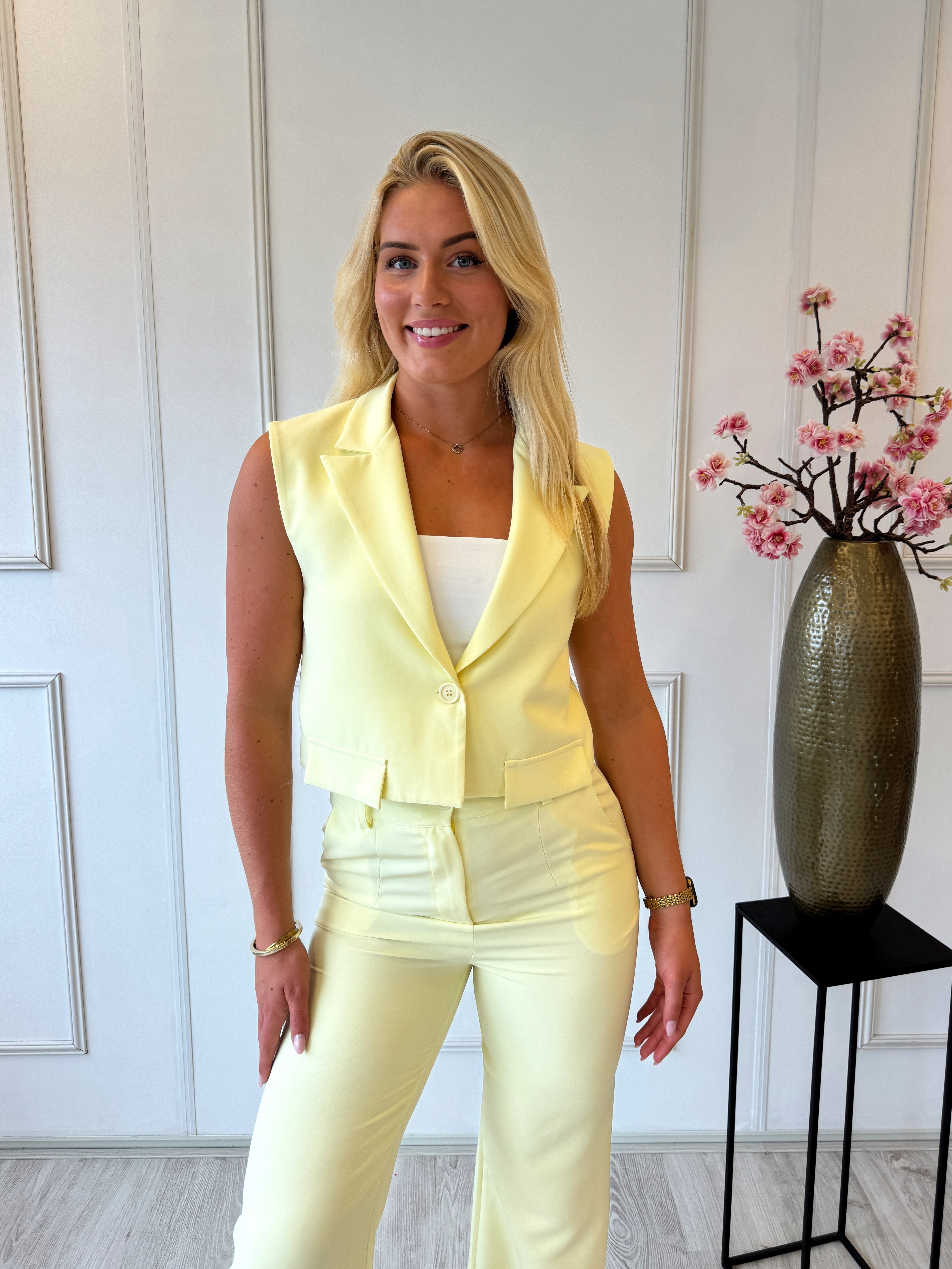 Nina Gilet | Geel