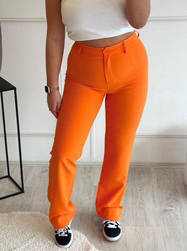 Tess Pantalon | Oranje