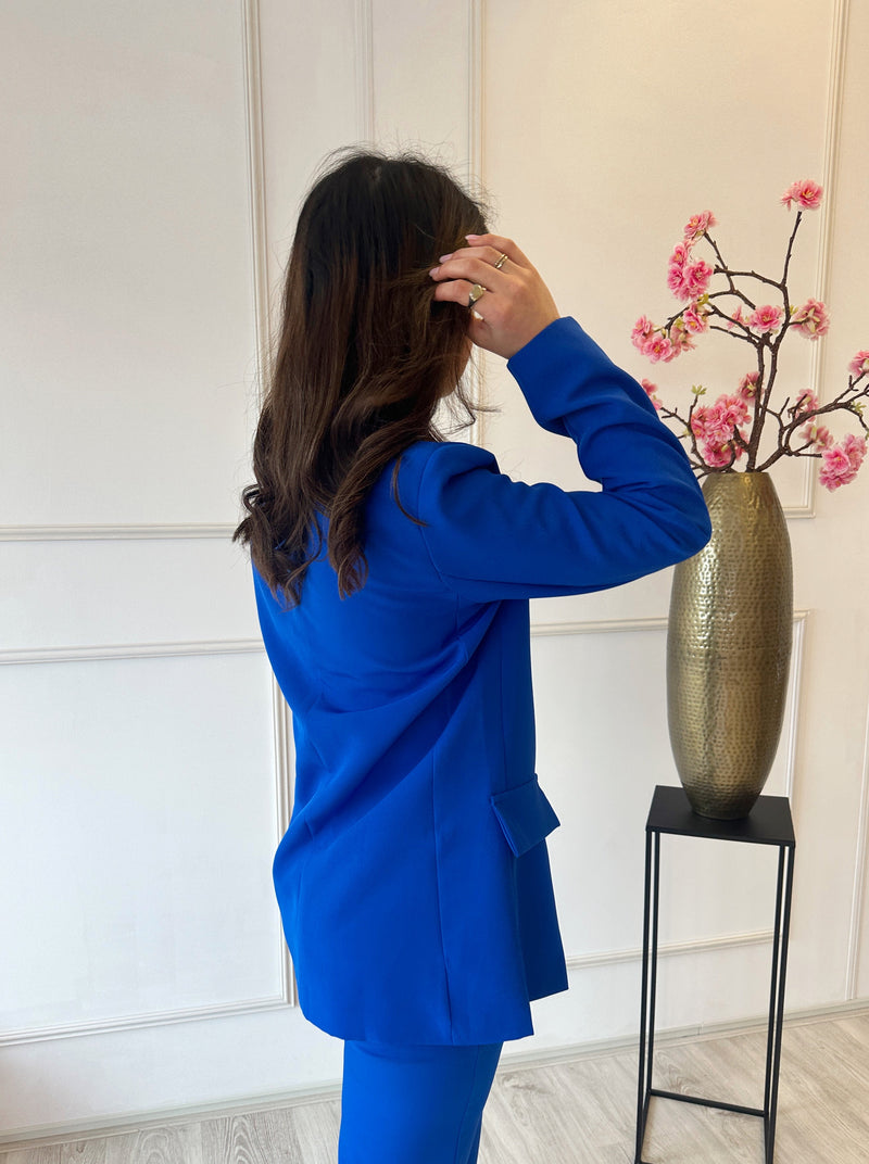 Tess Blazer | Cobalt Blauw