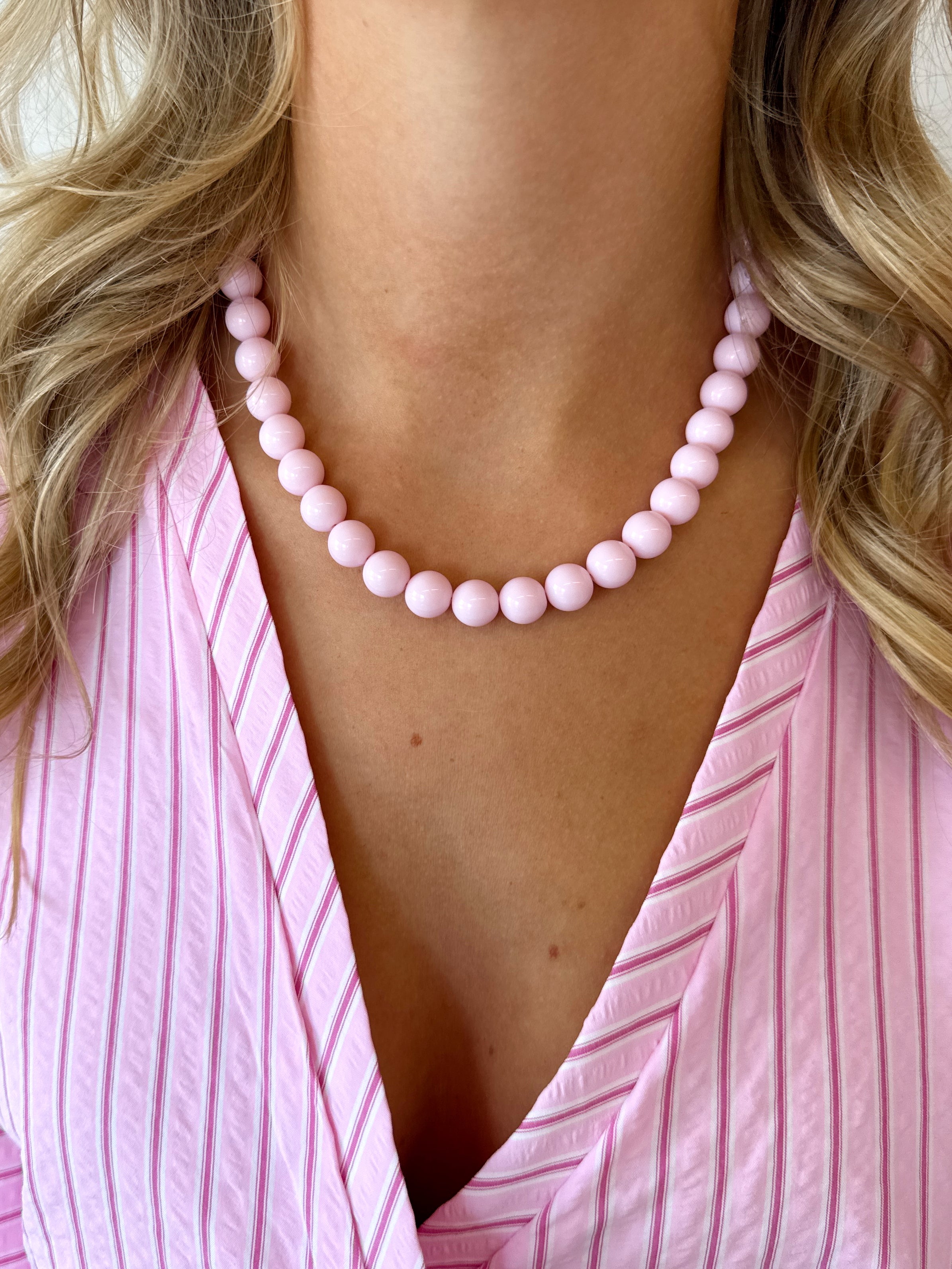 Kralen Ketting | Licht Roze