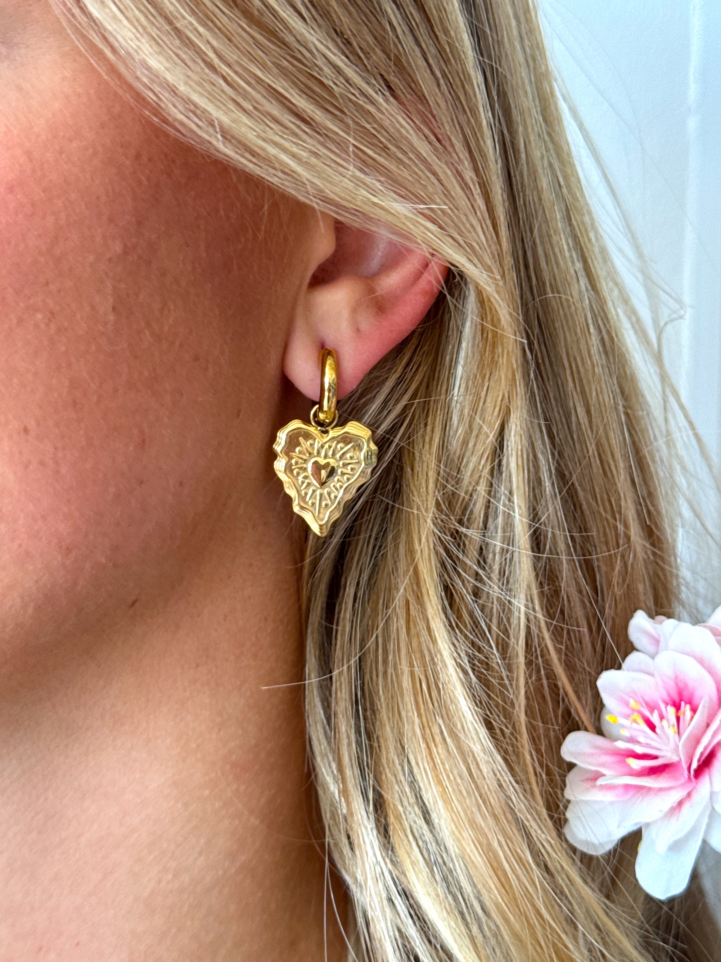 With Love Oorbellen | Goud