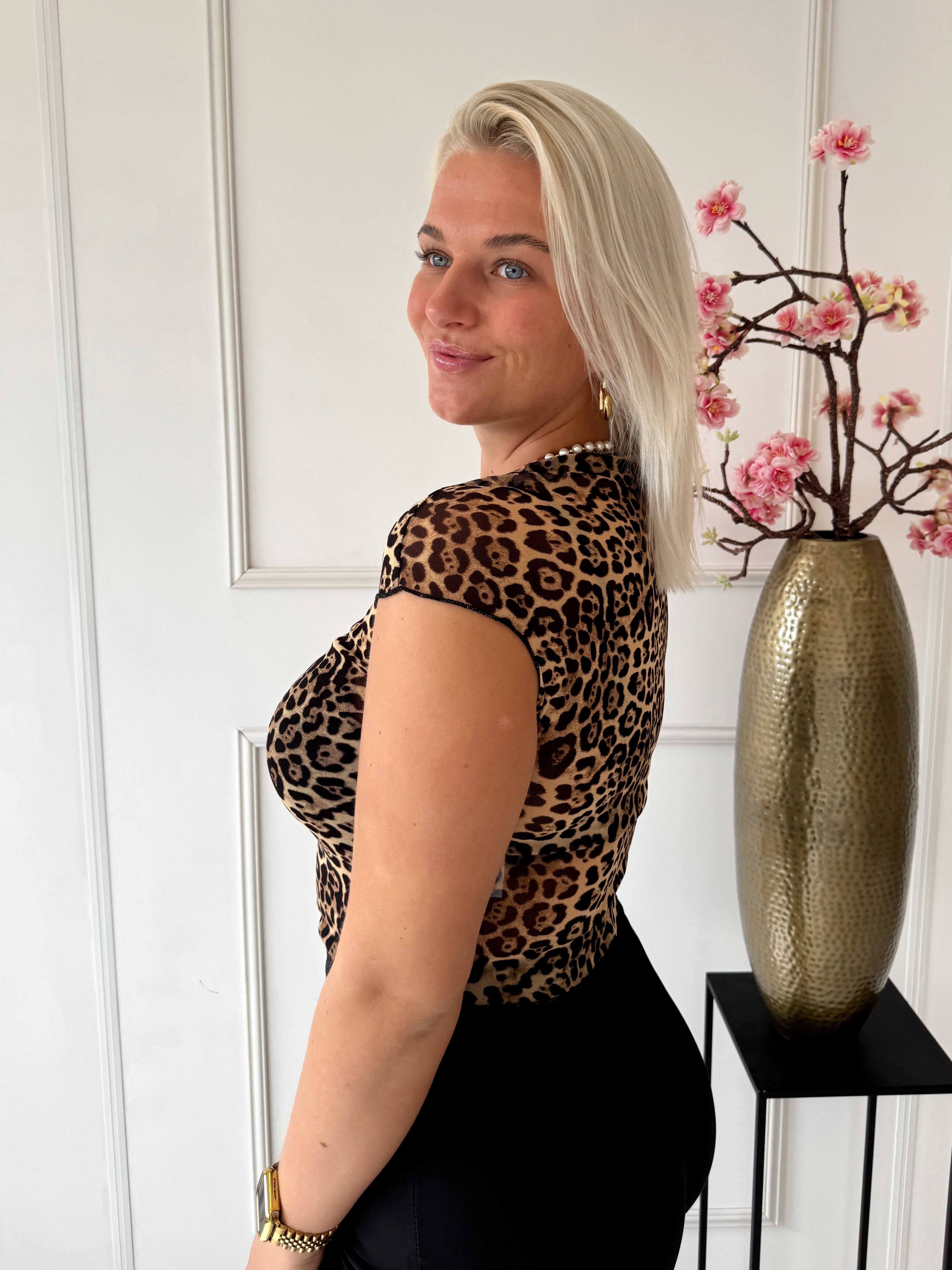 Mesh Panter Top | Bruin