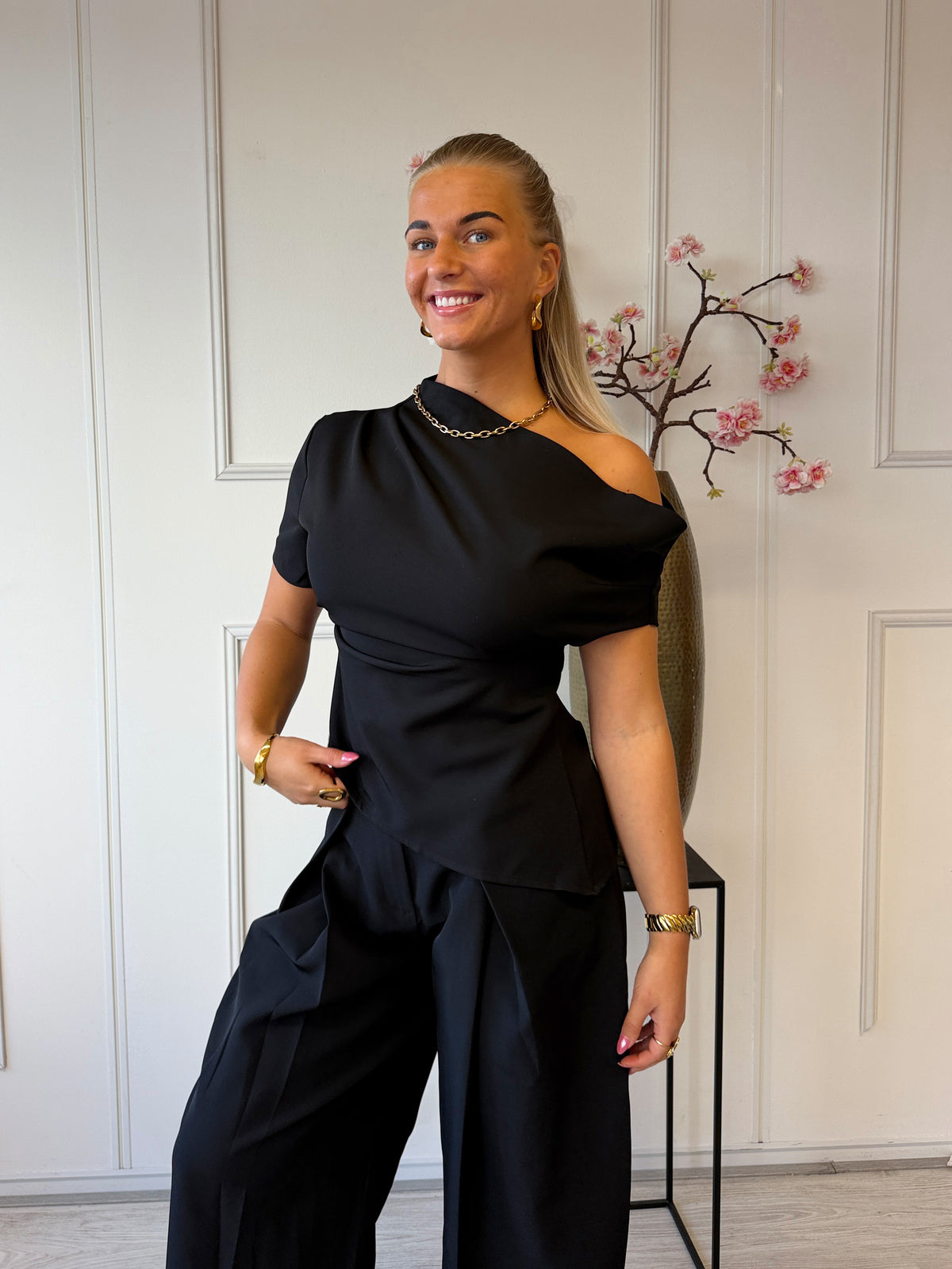 Mayke Top | Zwart
