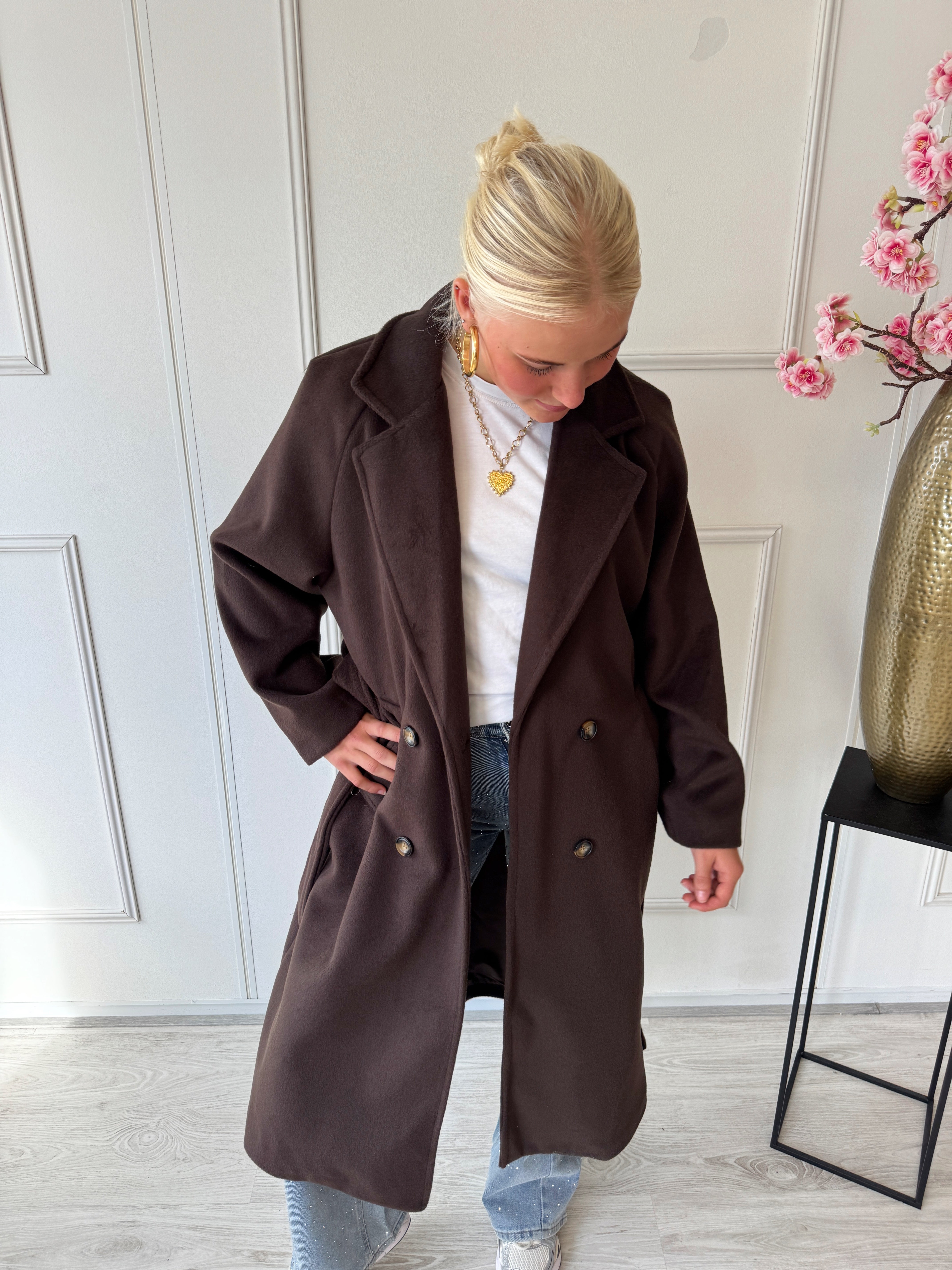 Trenchcoat Jas | Bruin