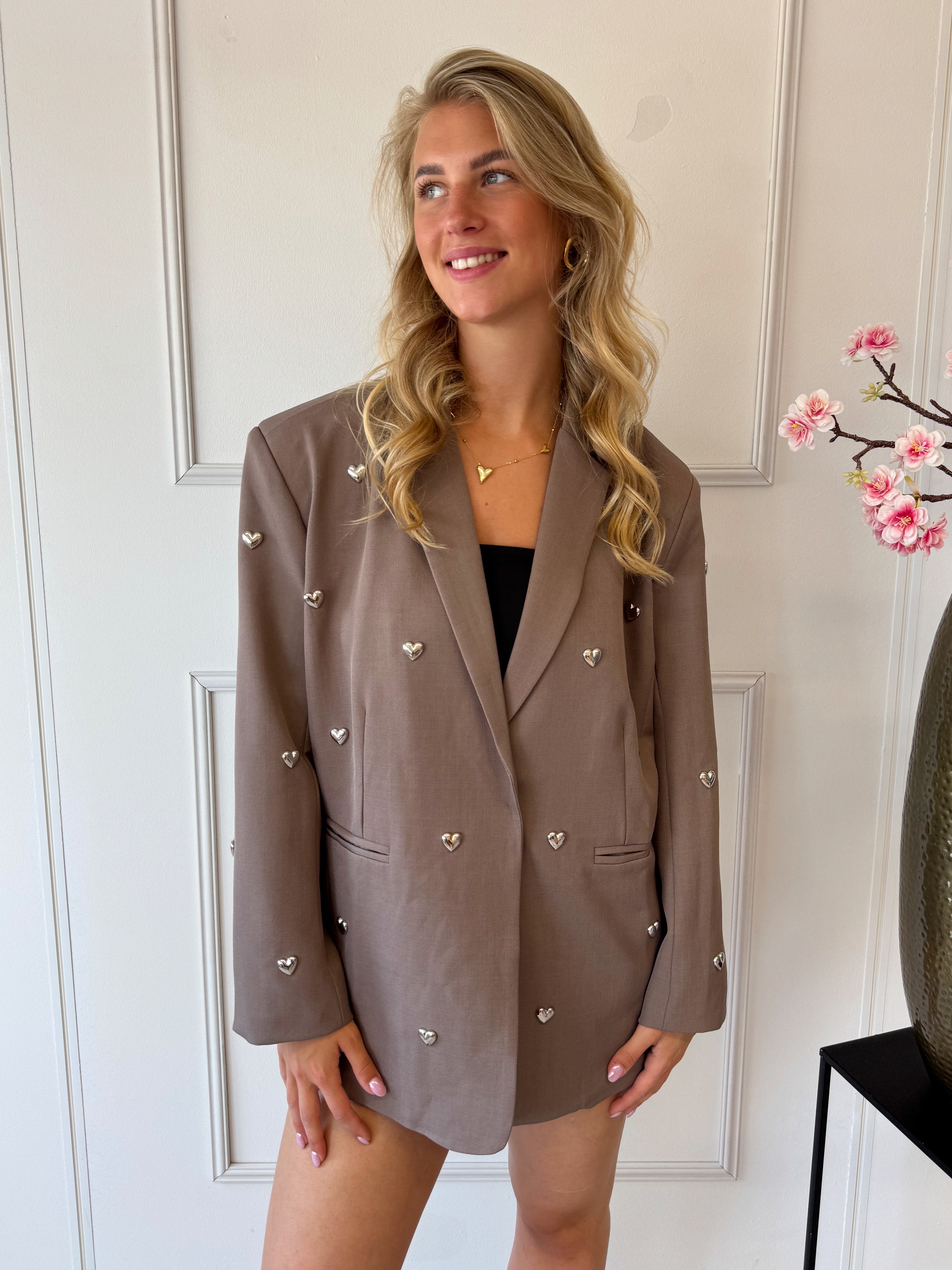 Loulou Love Blazer | Taupe