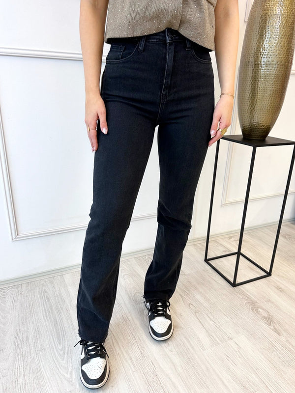 Straight Leg Jeans | Zwart