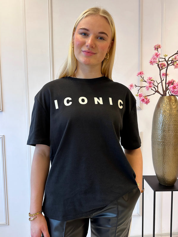 Iconic T-shirt | Zwart