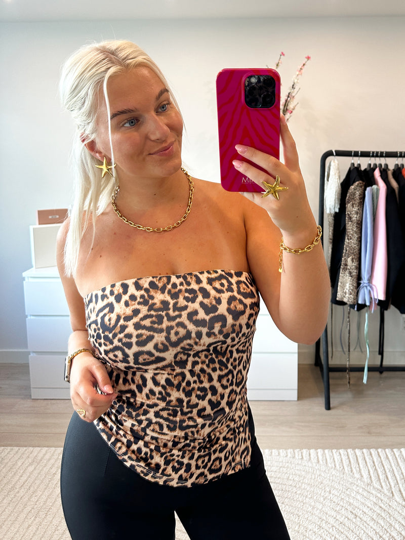 Panter top Lisa | Bruin