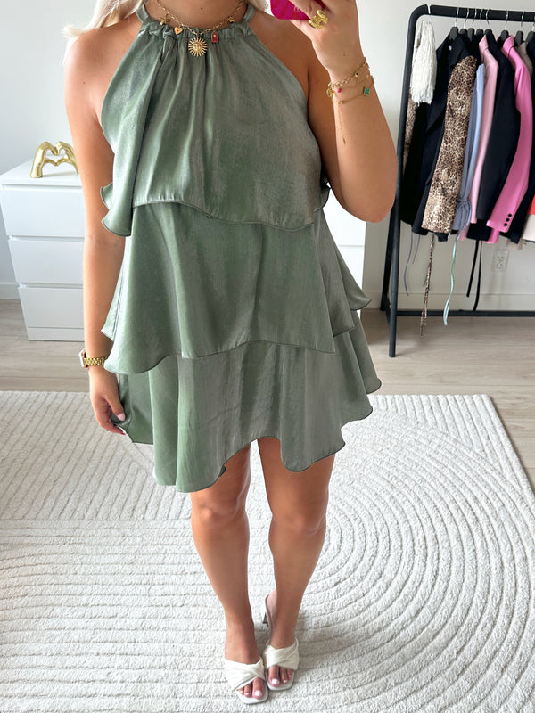 Ruffle Kimmy Jurkje | Khaki