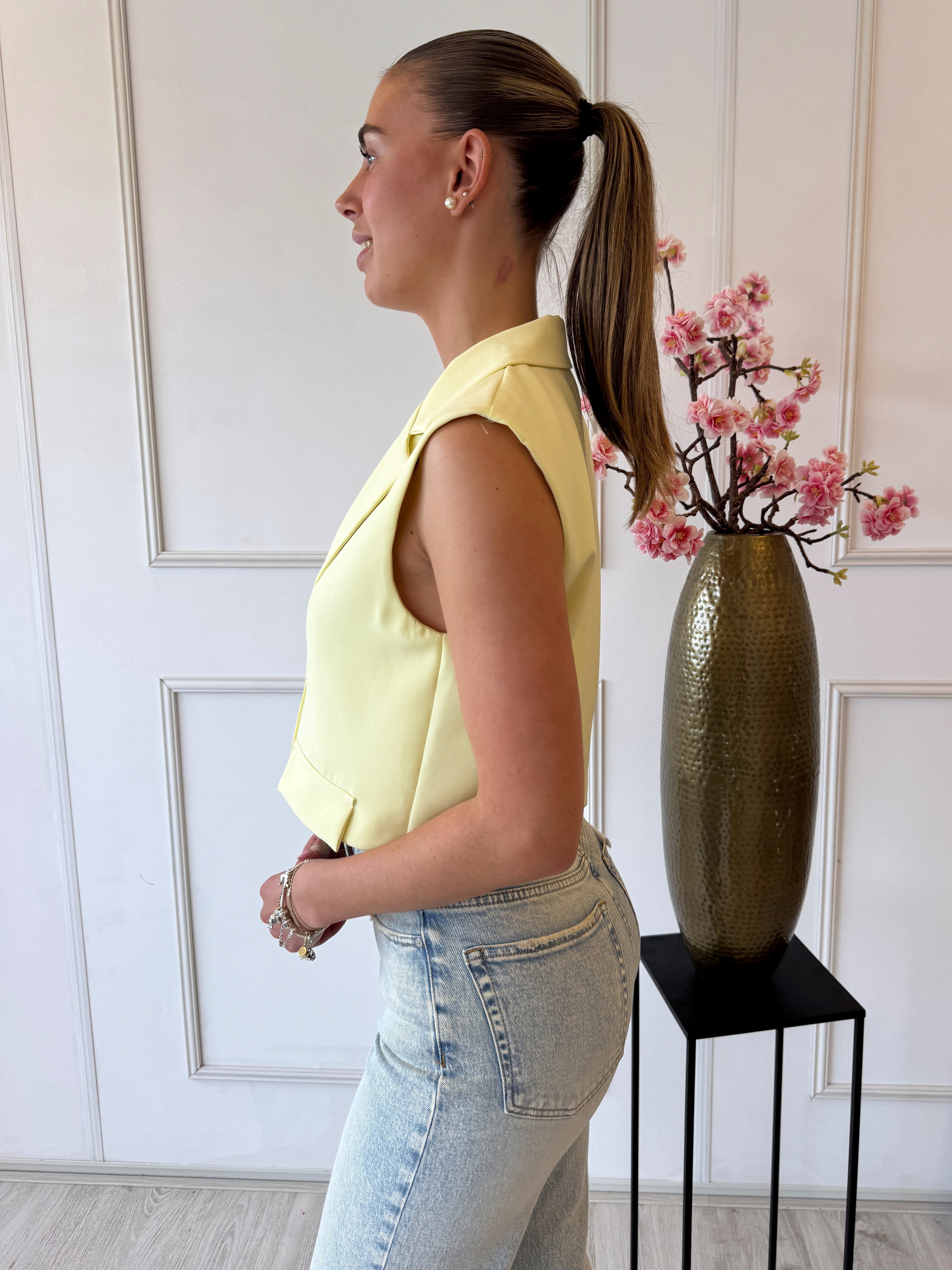 Nina Gilet | Geel