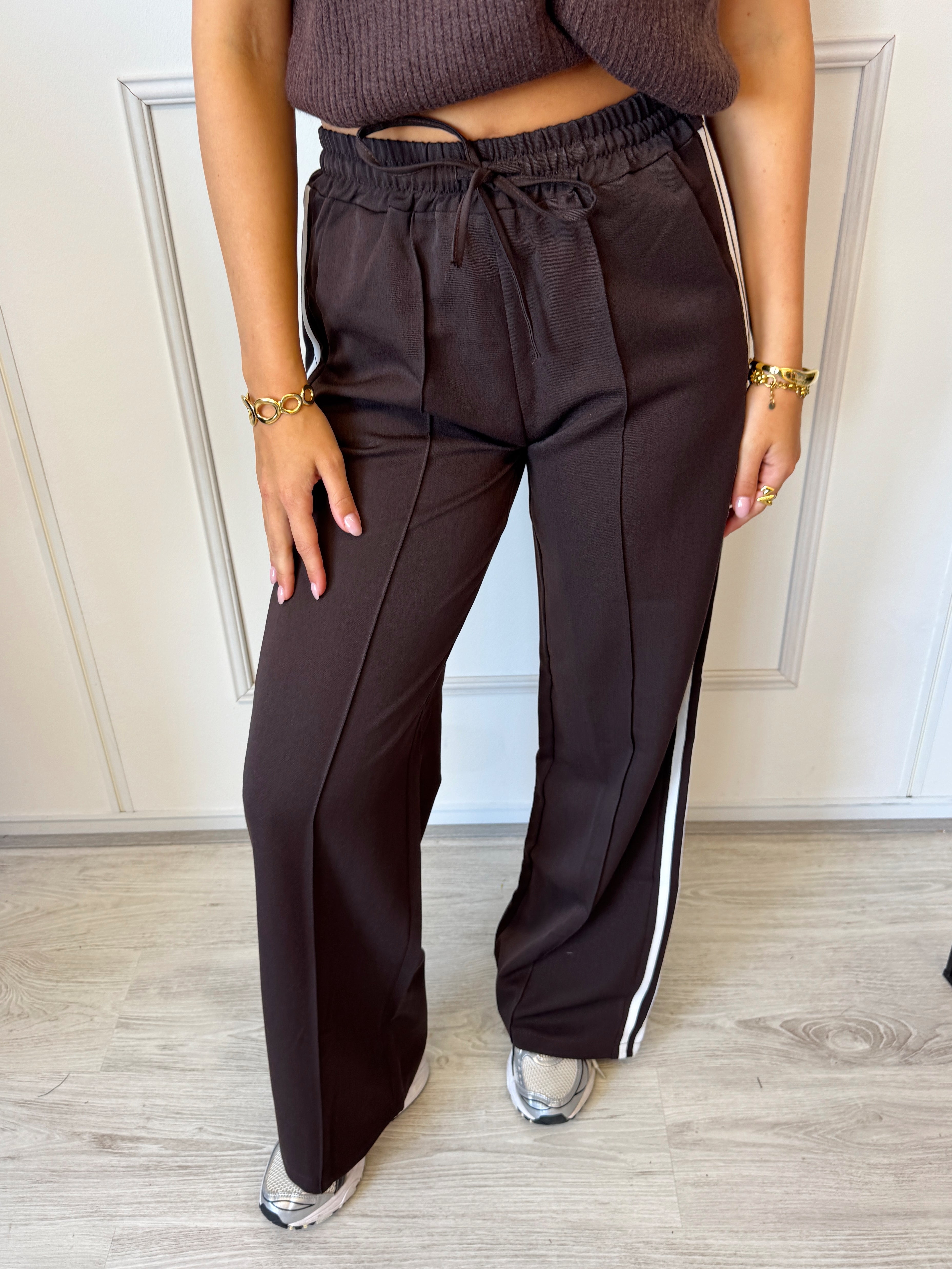 Straight Leg Stripe Pants | Bruin