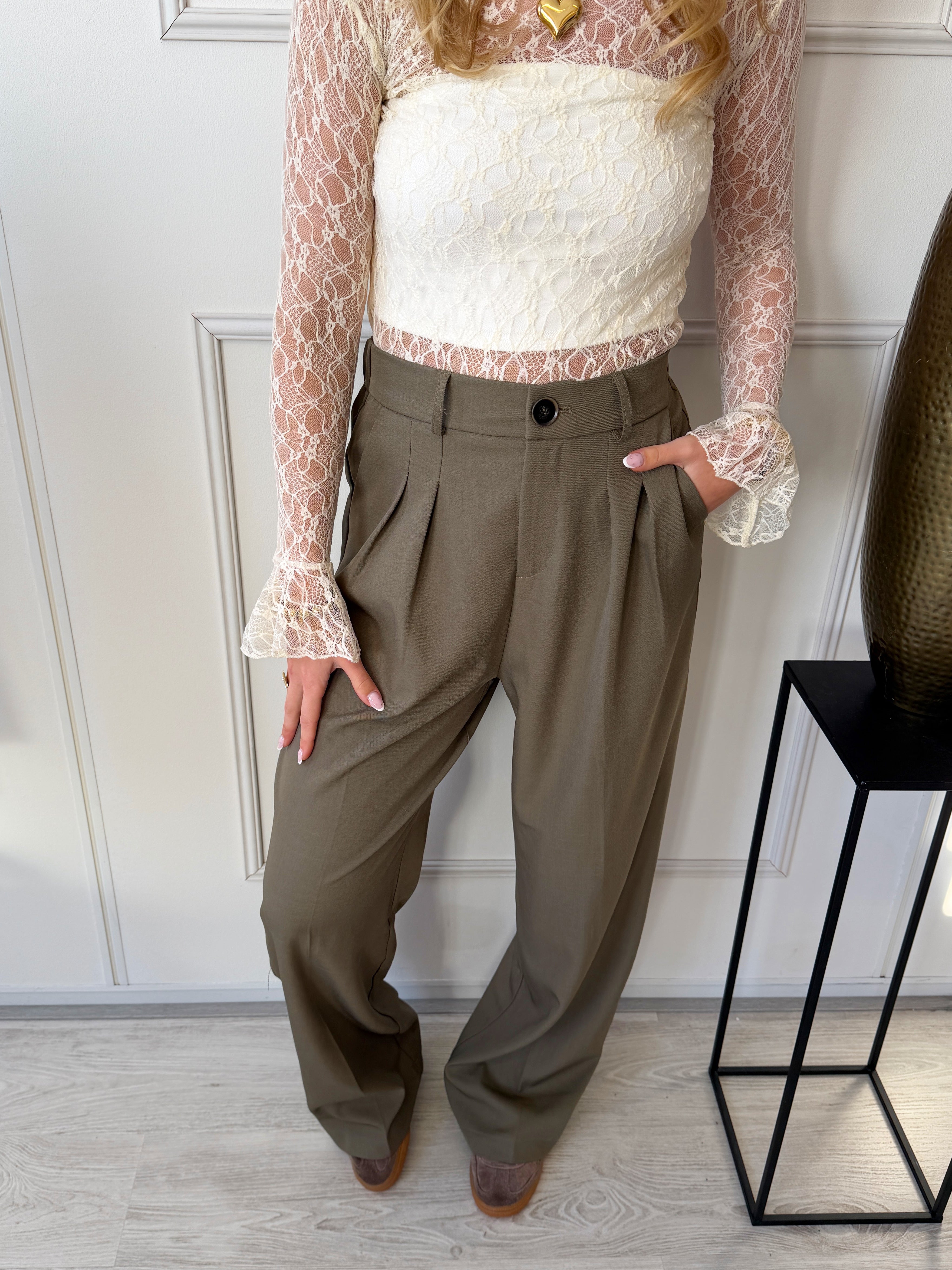 Oversized Boxy Pantalon | Khaki