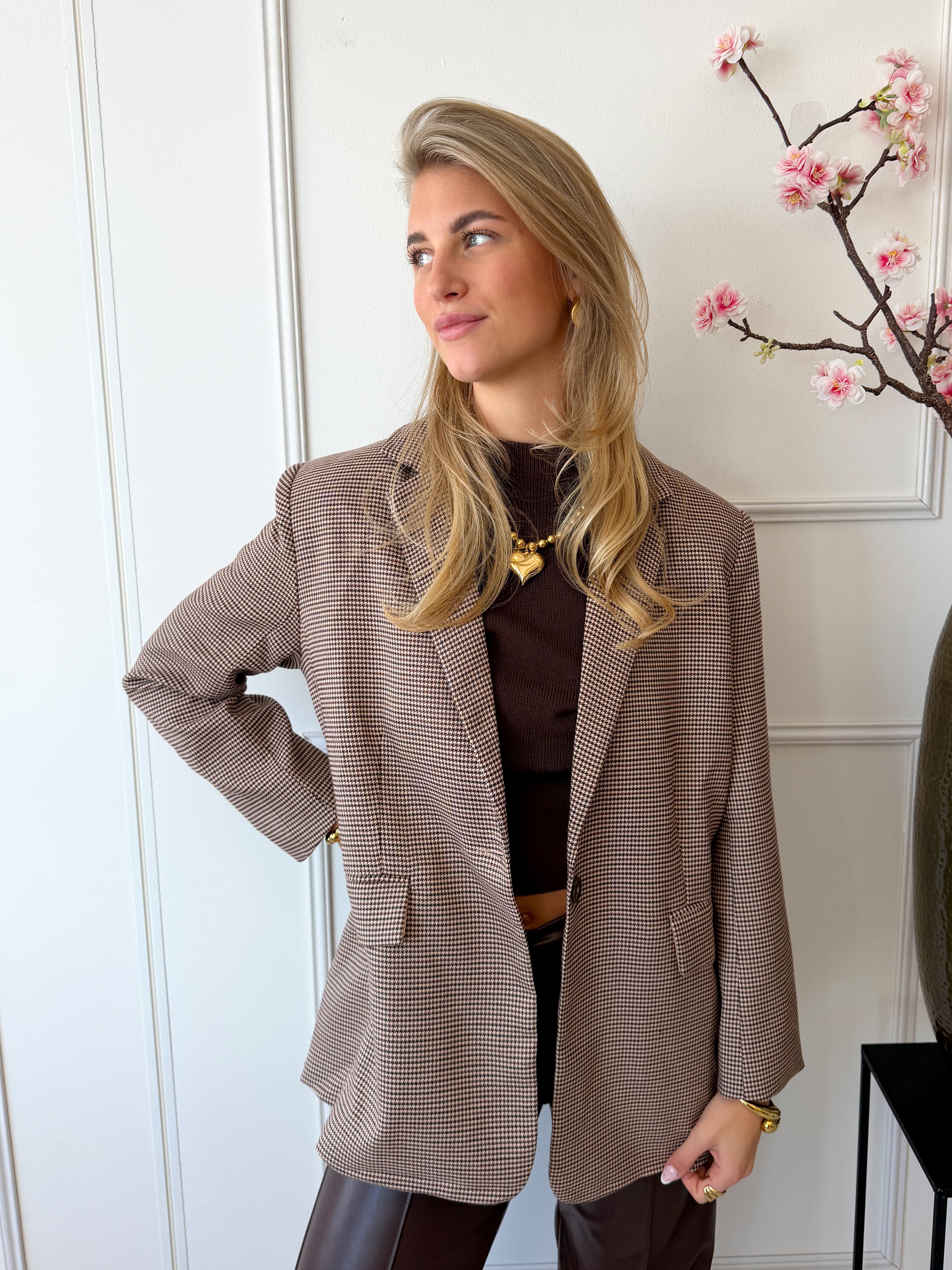 Limited Lotte Blazer | Bruin