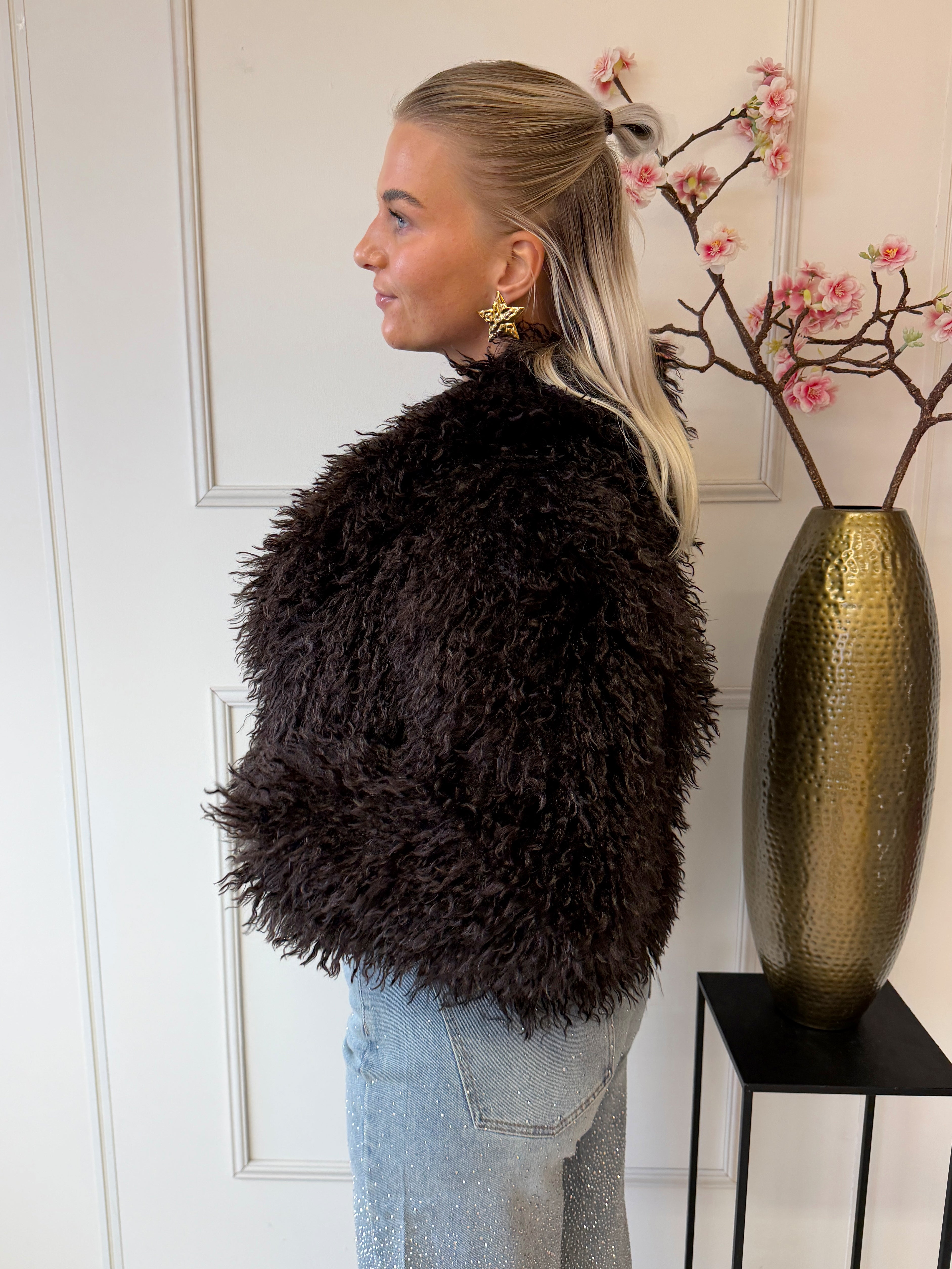 Fluffy Jas | Donkerbruin