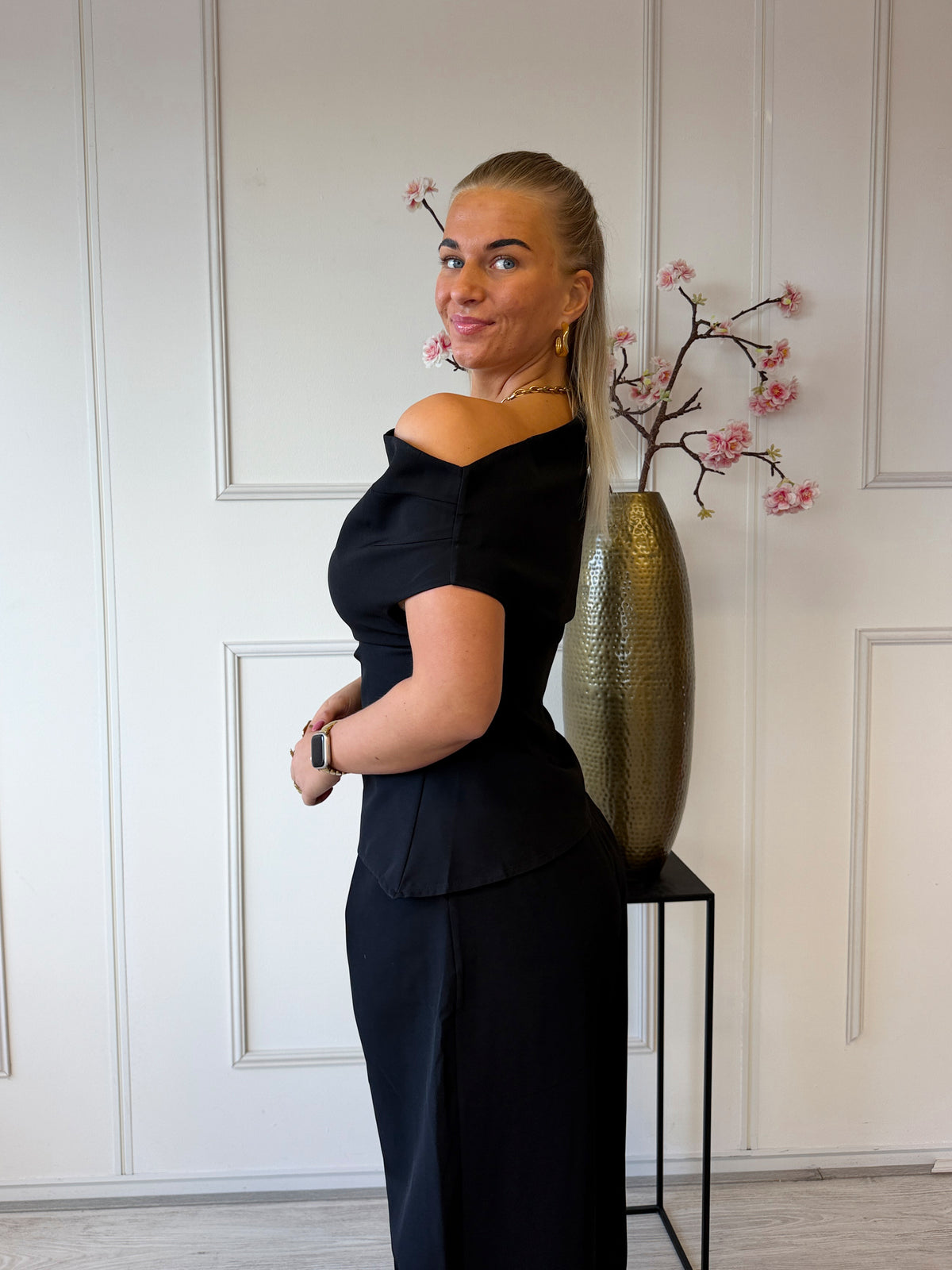 Mayke Top | Zwart