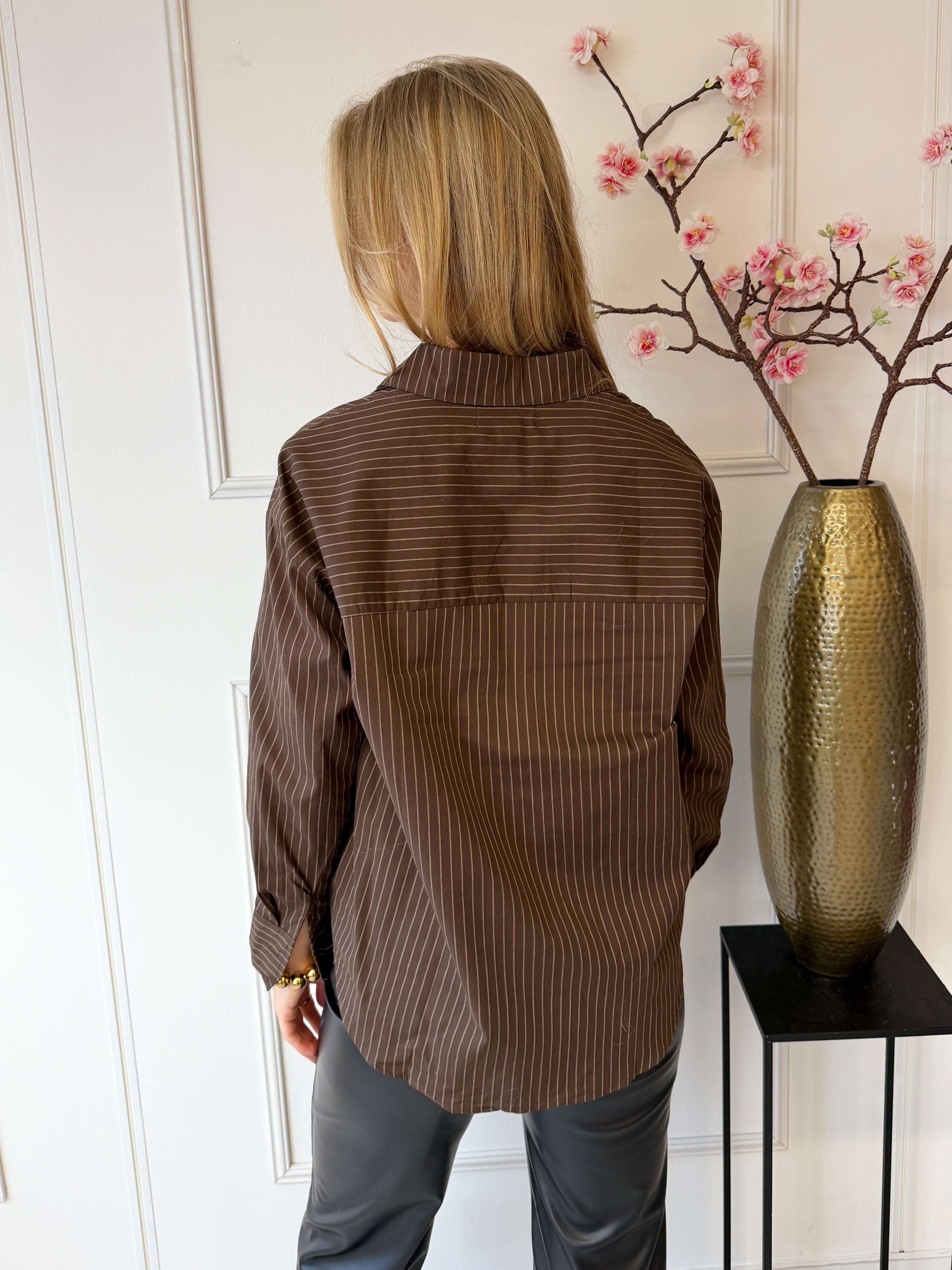 Demi Striped Blouse | Bruin