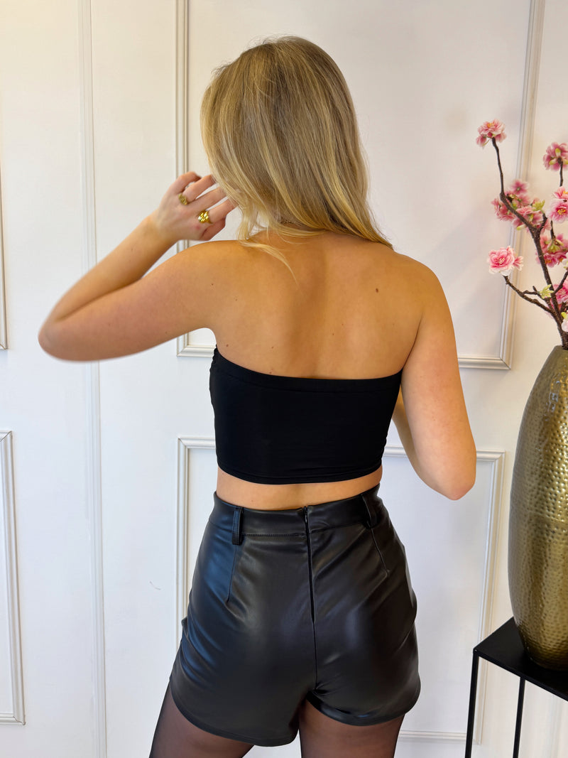 Basic Bandeau Top | Zwart