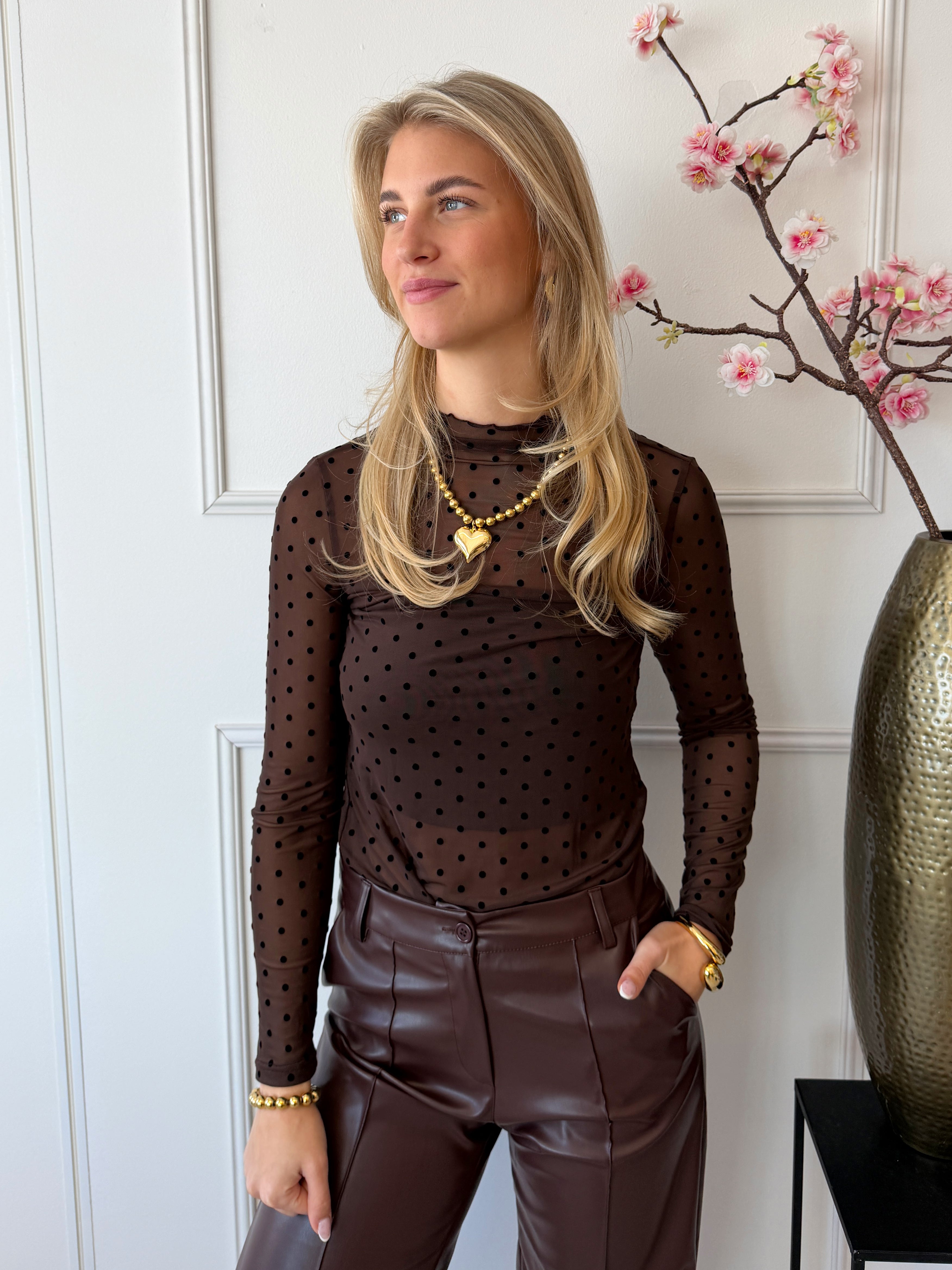 Kelly Dots top | Bruin