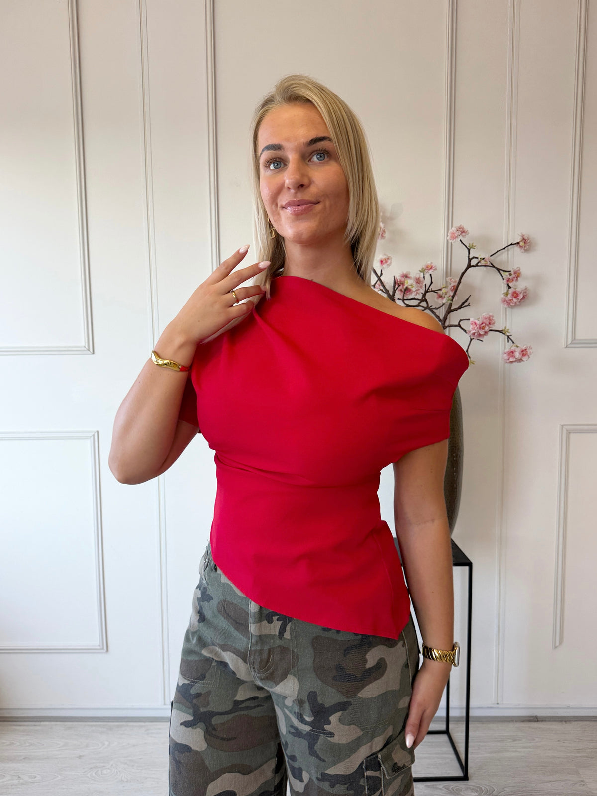 Mayke Top | Rood