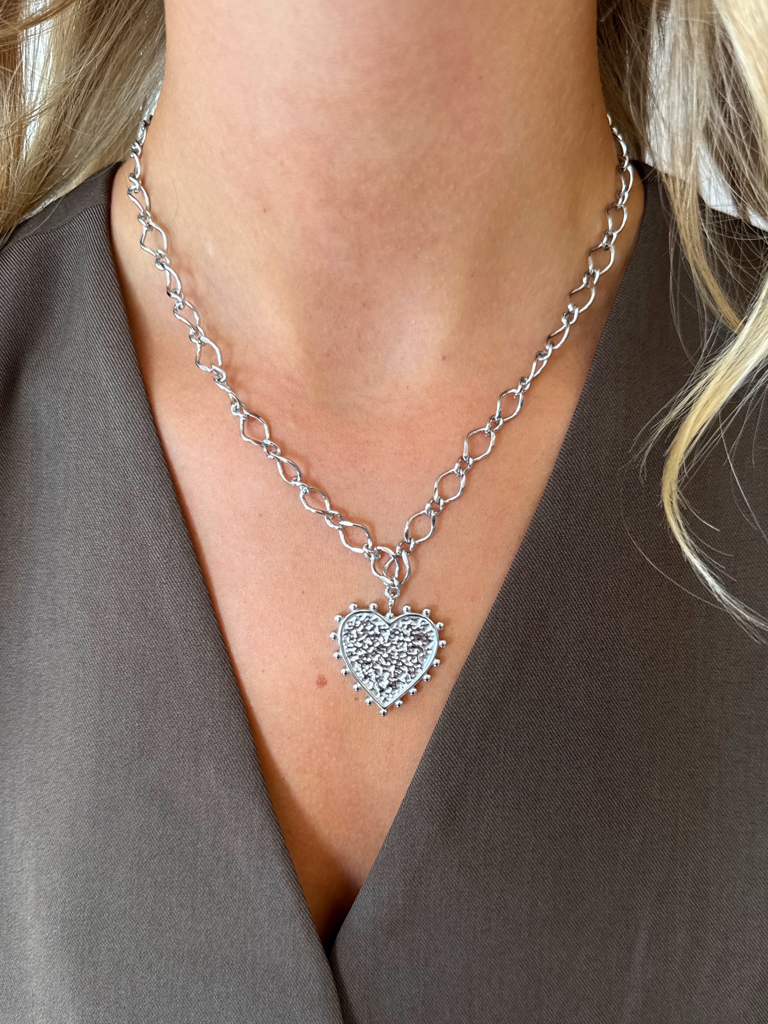 Big Love Ketting | Zilver