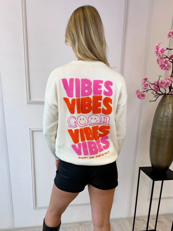 Vibes Trui | Creme