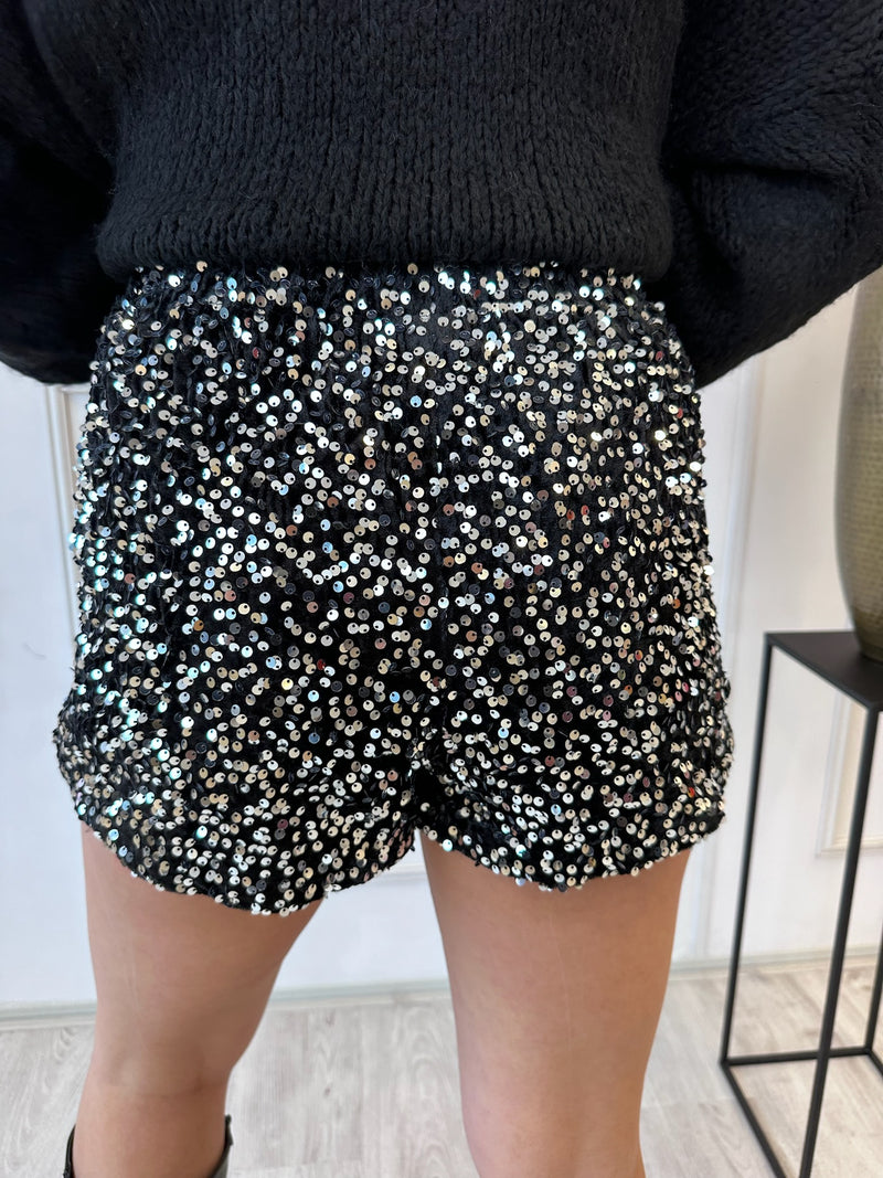 Lumi Glitter Short | Zilver