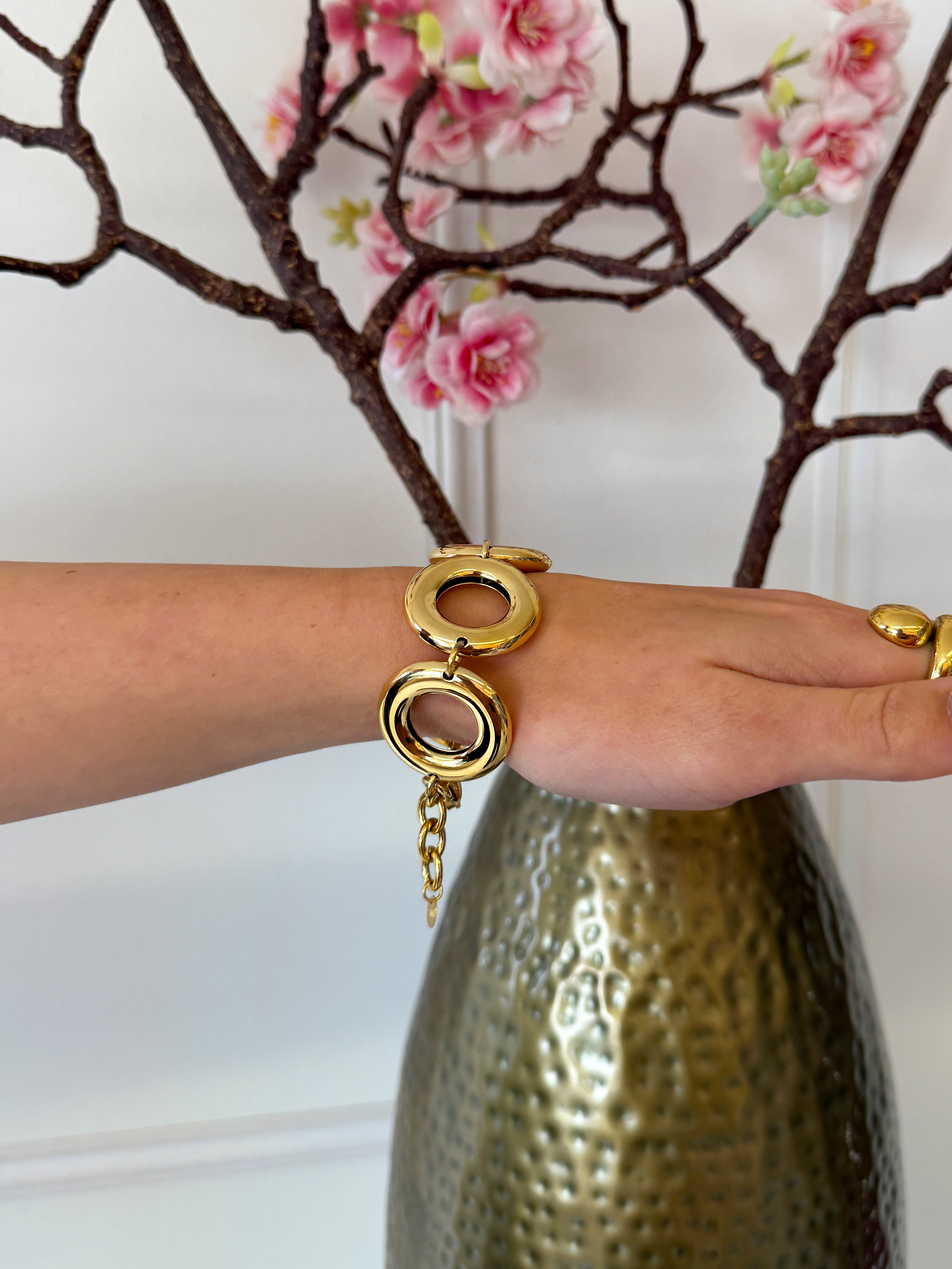 Retro armband | Goud