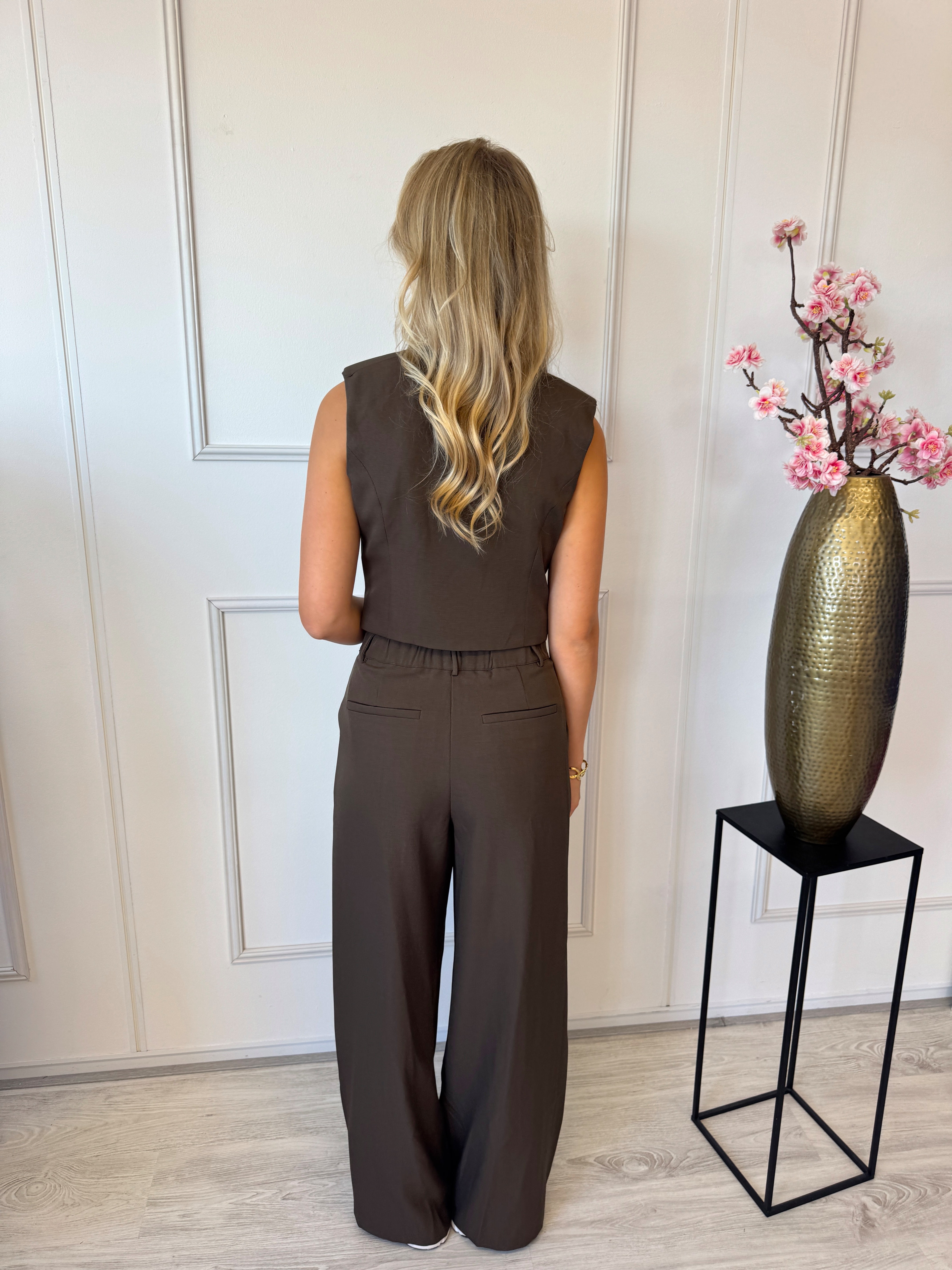 Classy Laury Gilet | Bruin