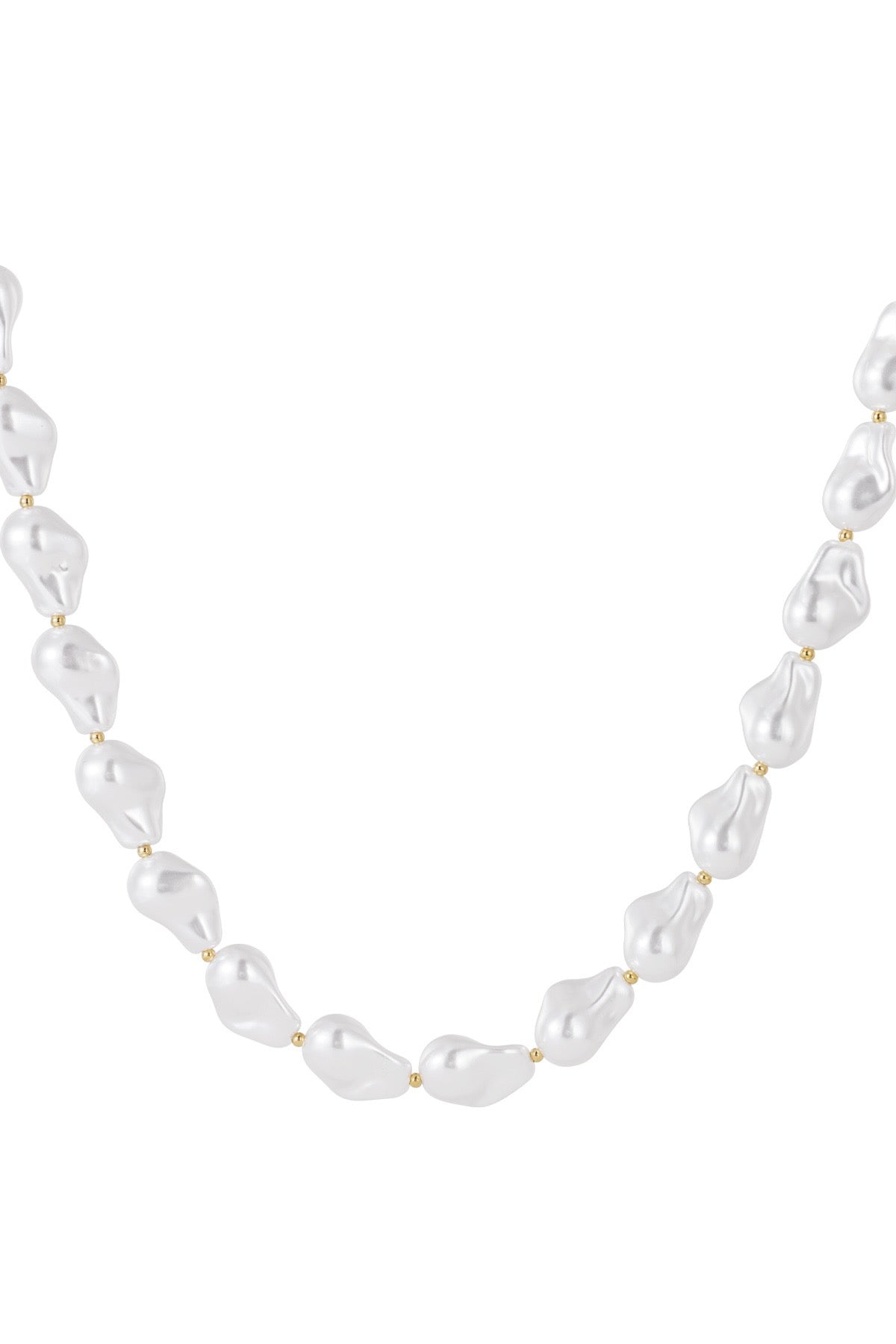 Imitatie Parel Ketting | Wit