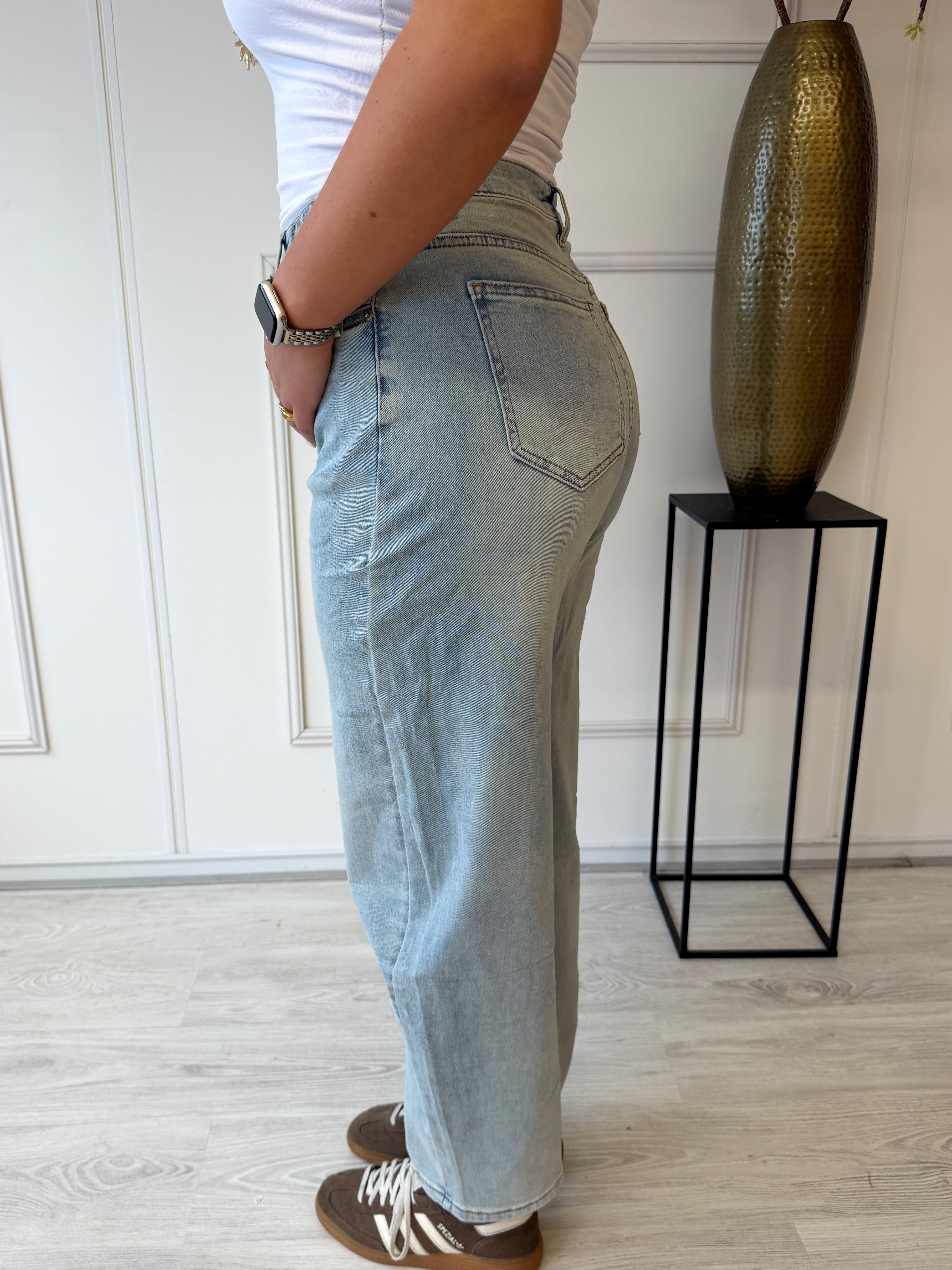 Barrel Petite Jeans | Blauw