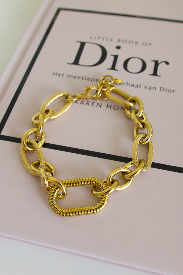 Grote Chain Armband | Goud