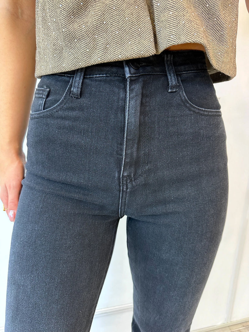 Straight Leg Jeans | Zwart