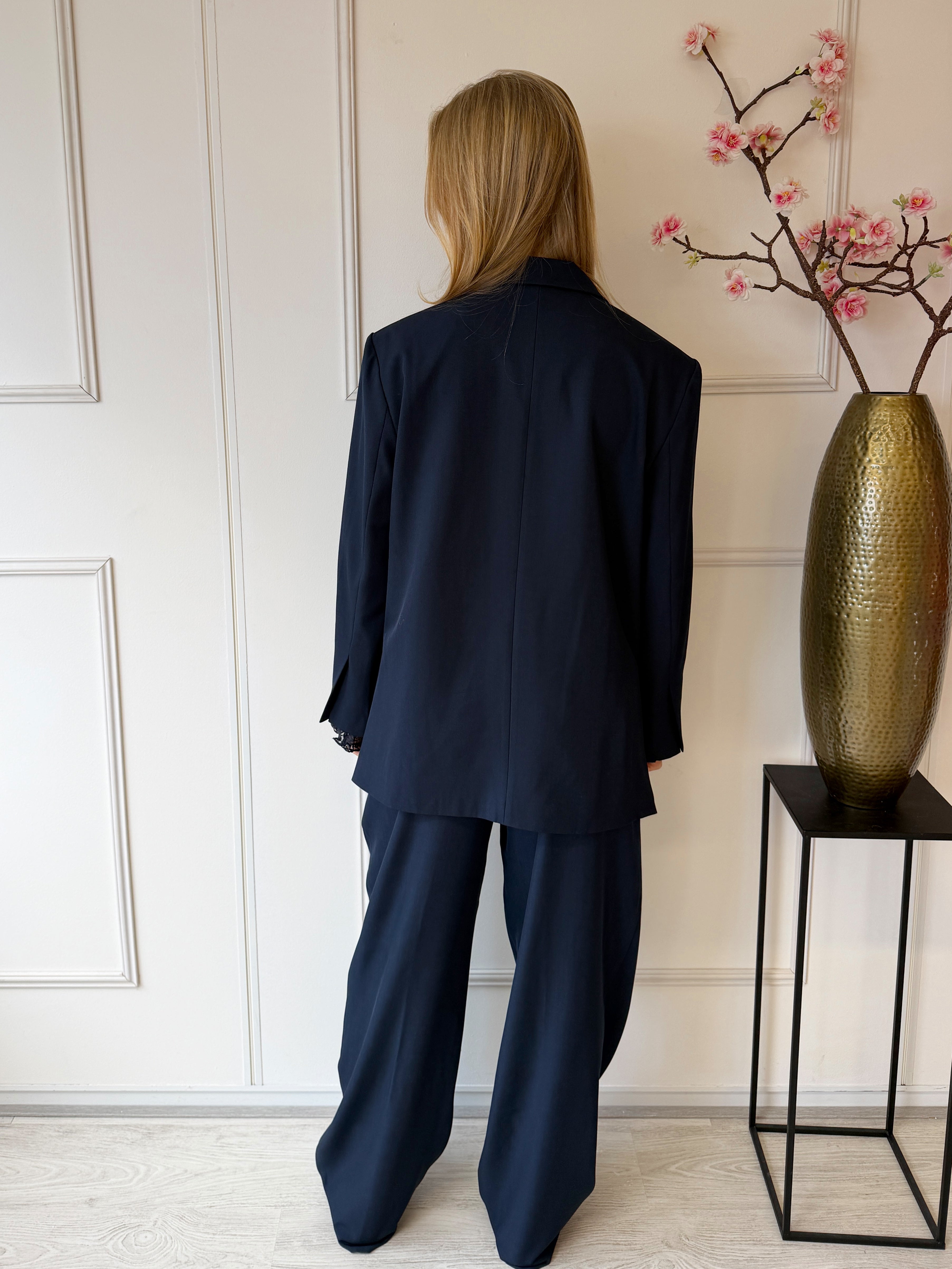 Oversized Boxy Pantalon | Navy