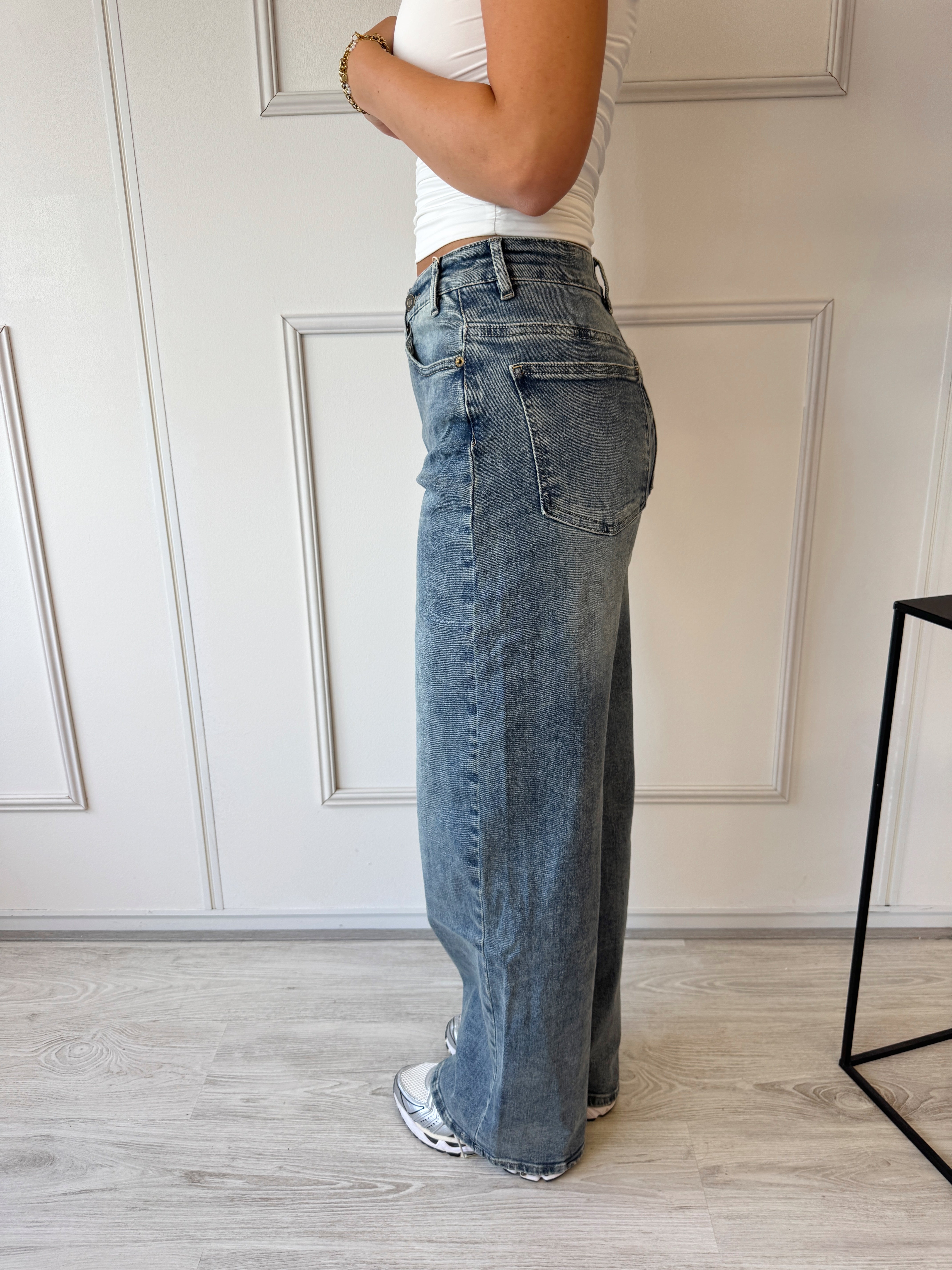 Laulia Overlap Jeans | Blauw