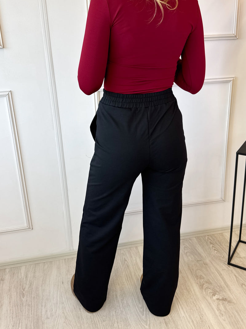 Basic Stretchy Pants | Zwart PRE ORDER